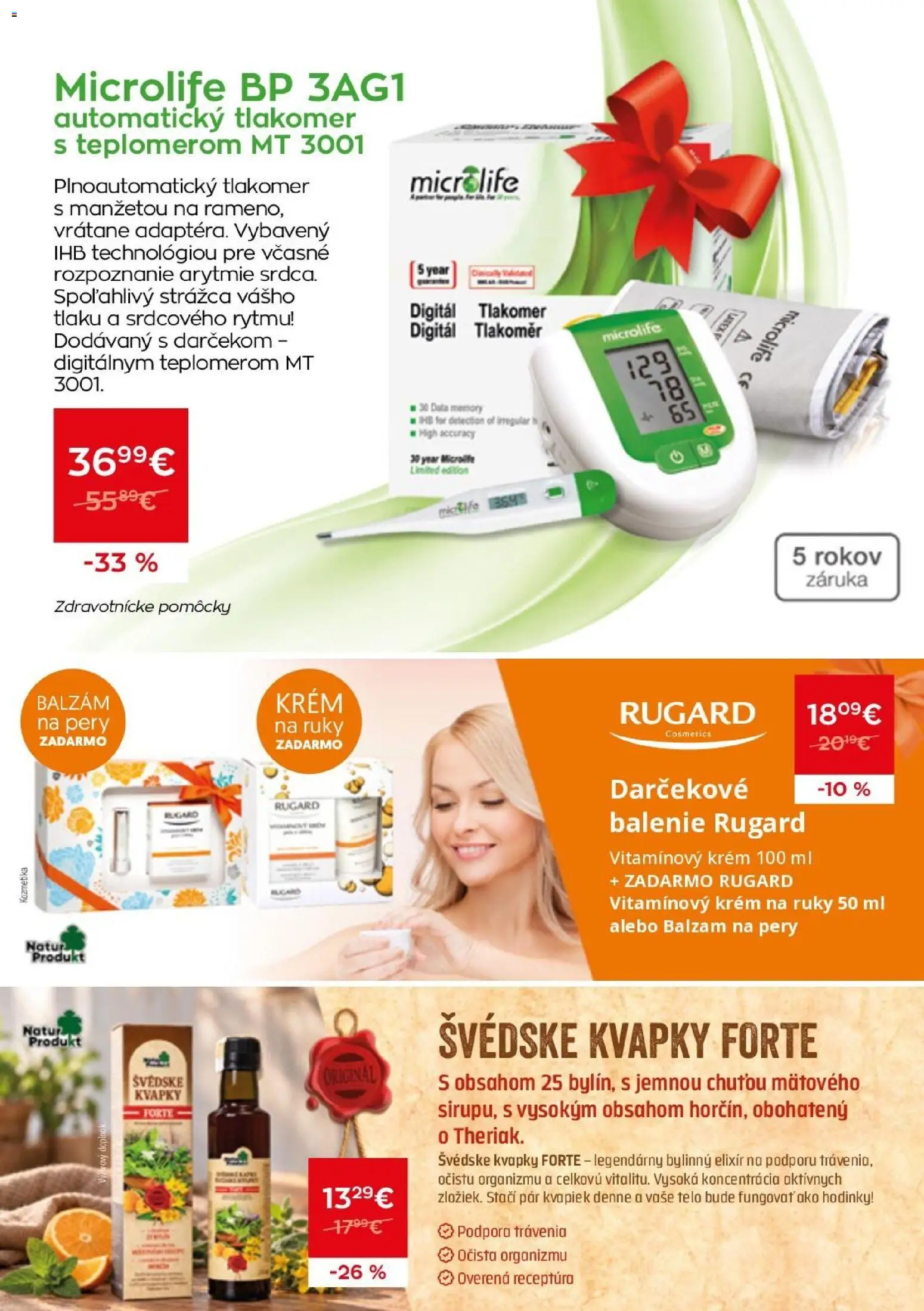 Nové Schneider lekáreň akcie – leták je platný od 01.11.2026 | Strana: 11 | Produkty: Hodinky, Krém na ruky, Tlakomer