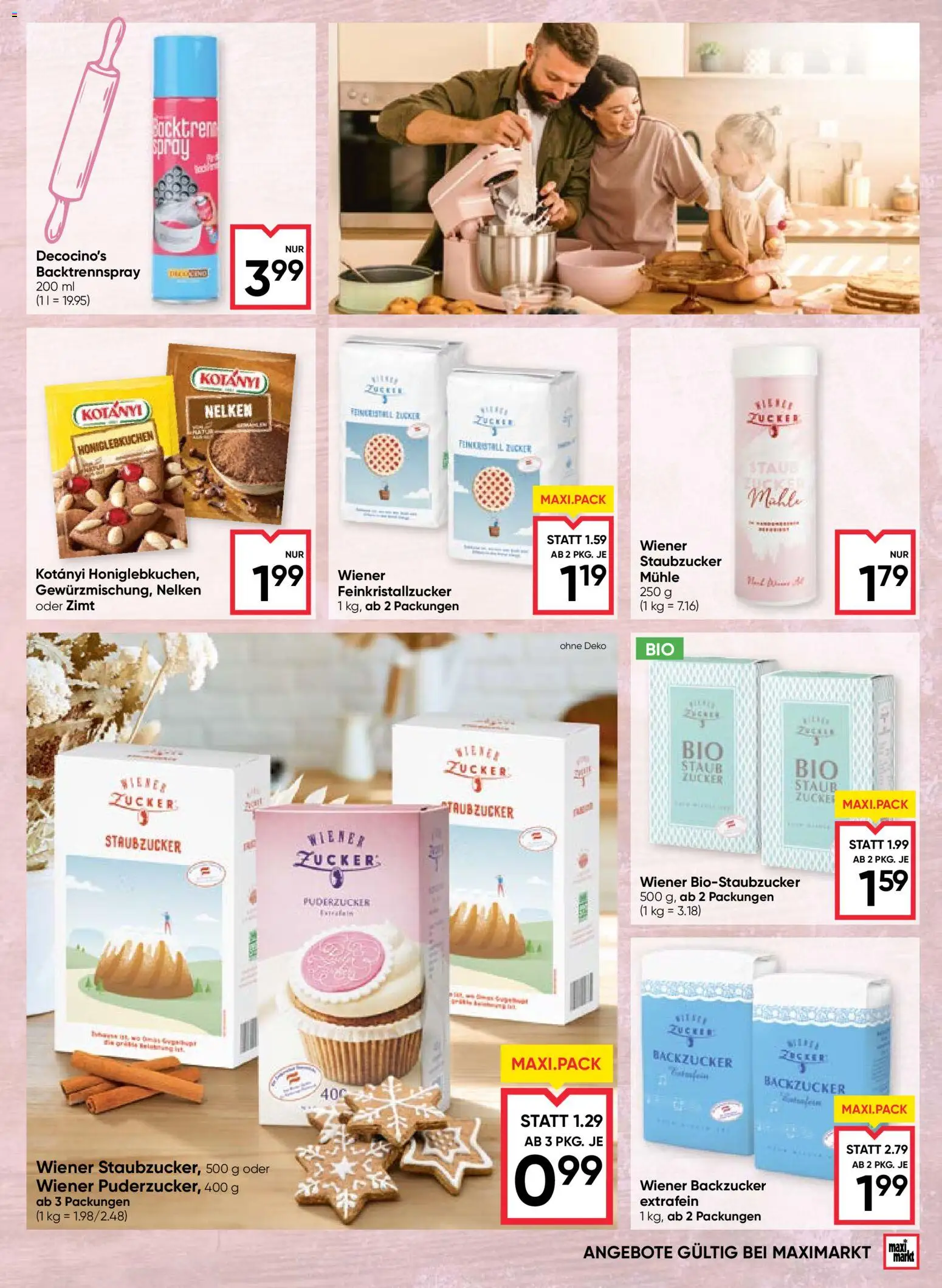 Maximarkt Beilage gültig ab 22.10.2026 | Seite: 11 | Produkte: Zucker, Mühle