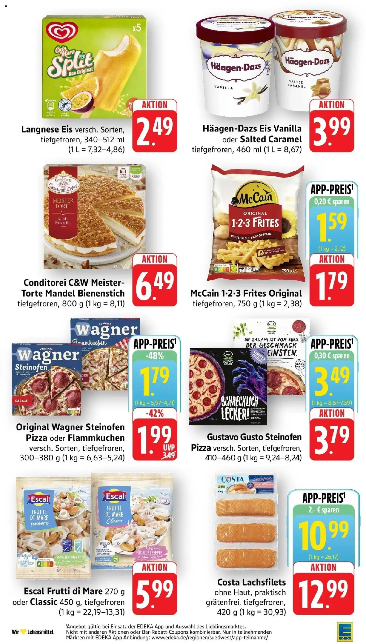 Edeka Prospekt Weinstadt-Großheppach (ab 26.10.2026) » Angebote Online | Seite: 19 | Produkte: Gustavo gusto, McCain, Salami, Pizza