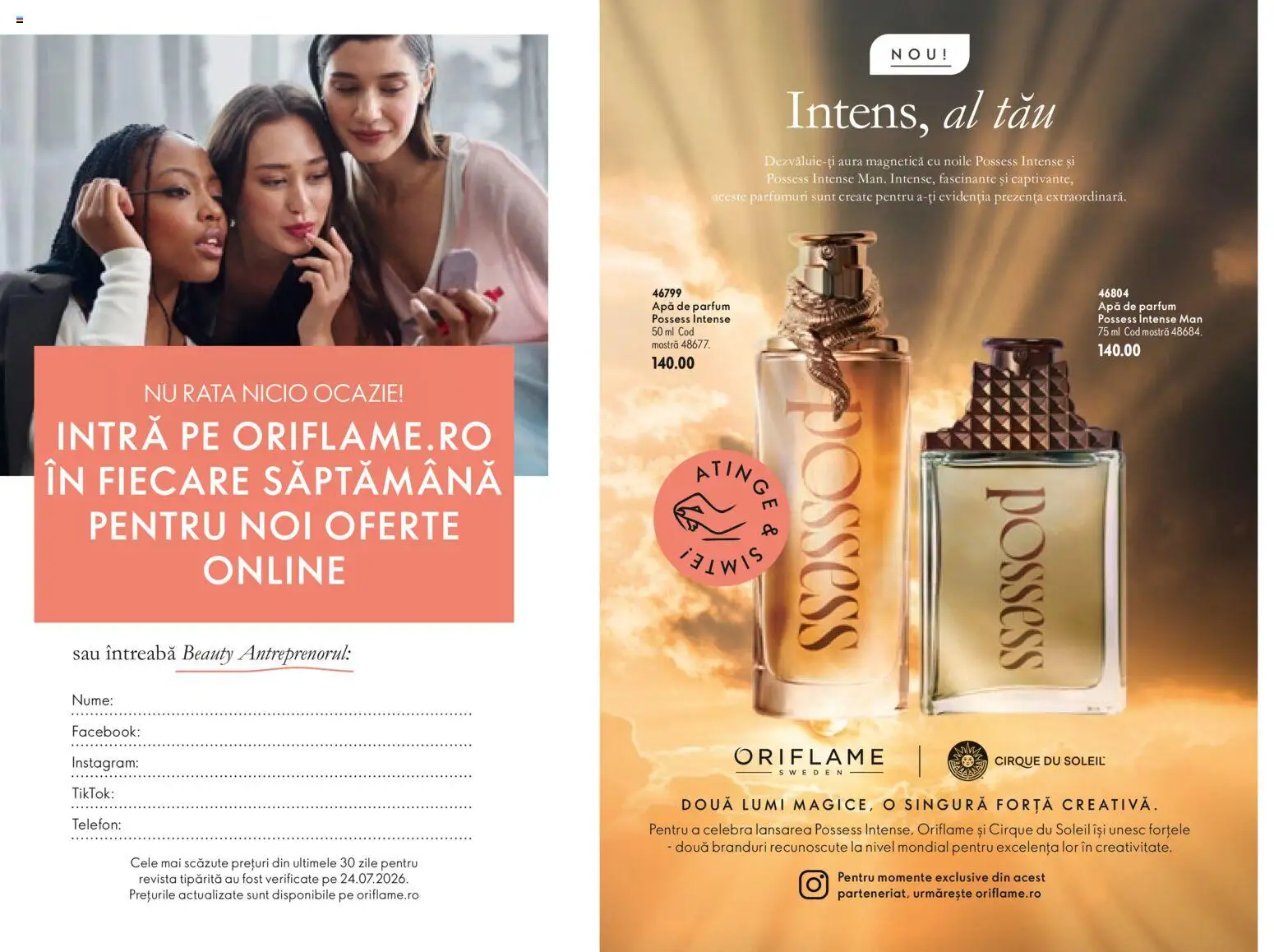 Noul catalog Oriflame – valabil de la 21.10.2026 | Pagină: 4