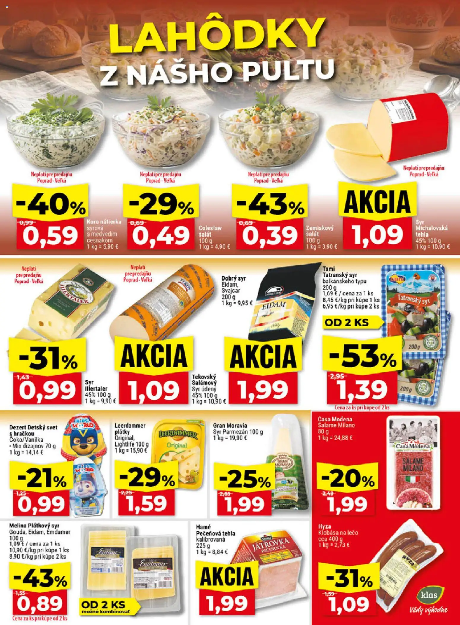 Nové Klas akcie – leták je platný od 28.09.2026 | Strana: 11