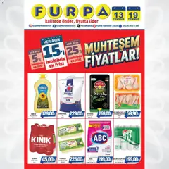 13 Temmuz 2026 tarihinden itibaren geçerli olan Furpa kataloğu önizlemesi