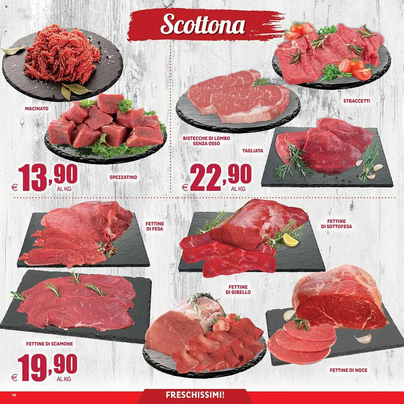 Volantino Elite Supermercati del 21/08/2026 | Pagina: 18 | Prodotti: Girello, Macinato