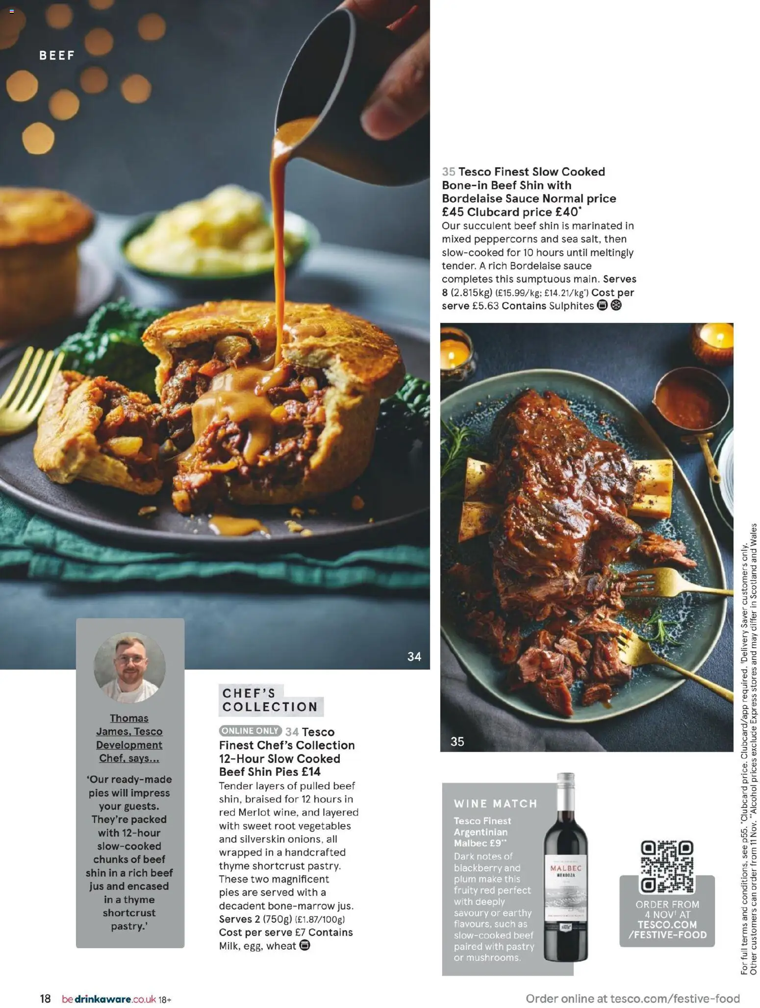 {H1} | Page: 18 | Products: Sauce, Libacomb, Wine, Beef