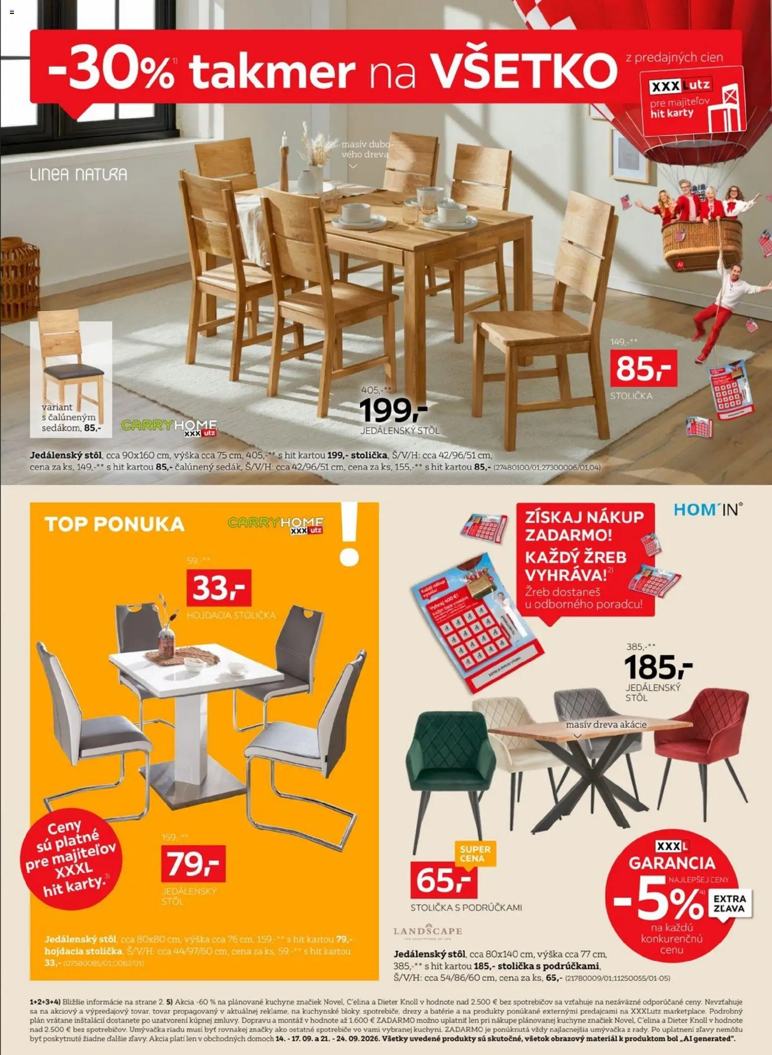 Nové XXXLutz akcie – leták je platný od 14.09.2026 | Strana: 8 | Produkty: Drezy, Jedálenský stôl, Stôl, Umývačka riadu