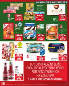Kaufland leták platný od 09.07.2026 | Strana: 79