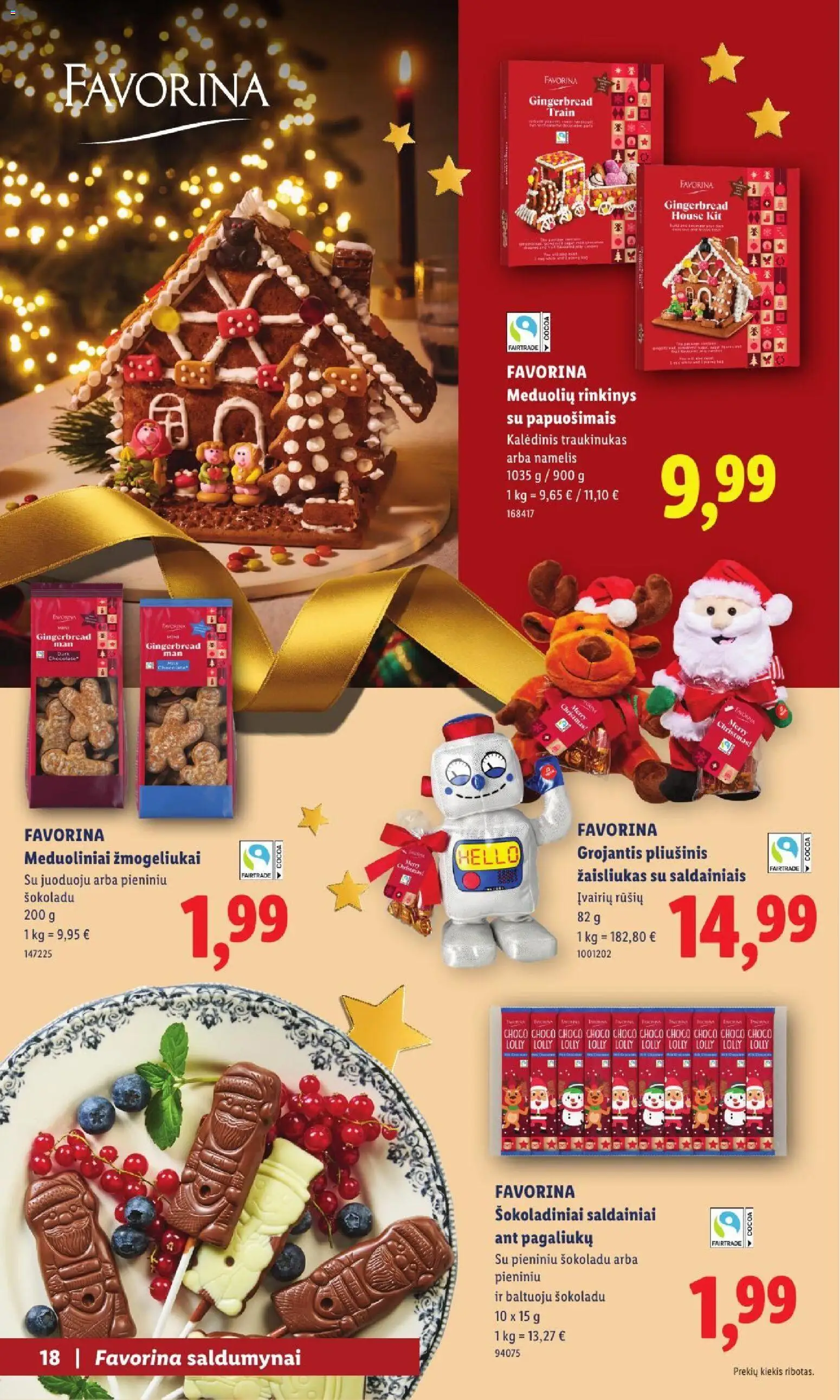 LIDL akcijos nuo 2026.11.02 | Puslapis: 18 | Prekių: Saldumynai, Saldainiai