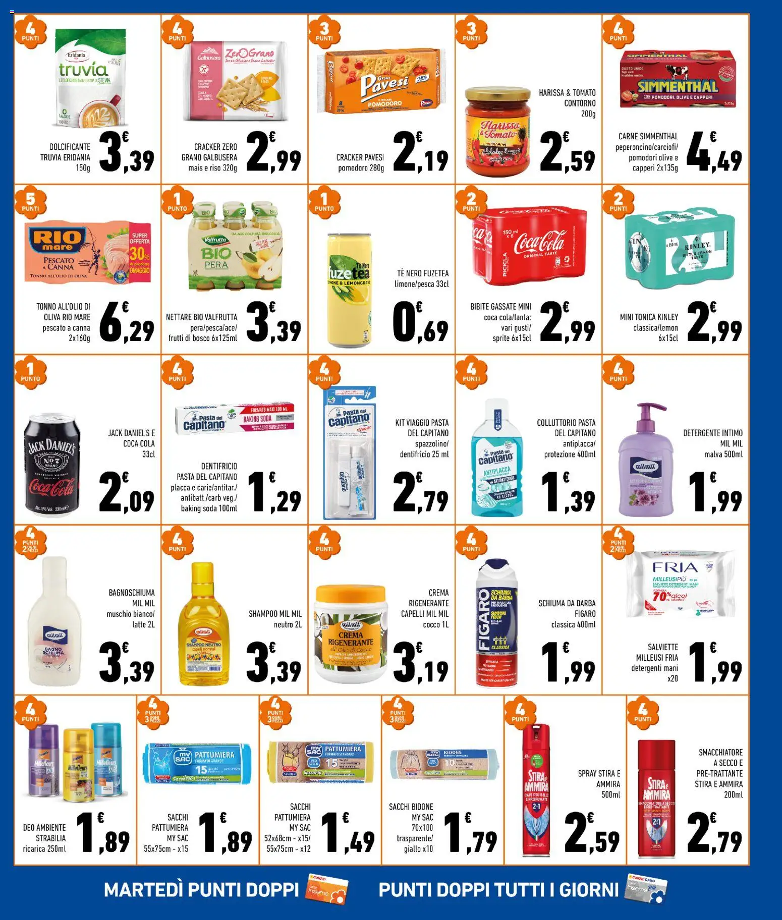 Volantino Conad del 02/09/2026 | Pagina: 7 | Prodotti: Crema, Detergente intimo, Pomodori, Cracker