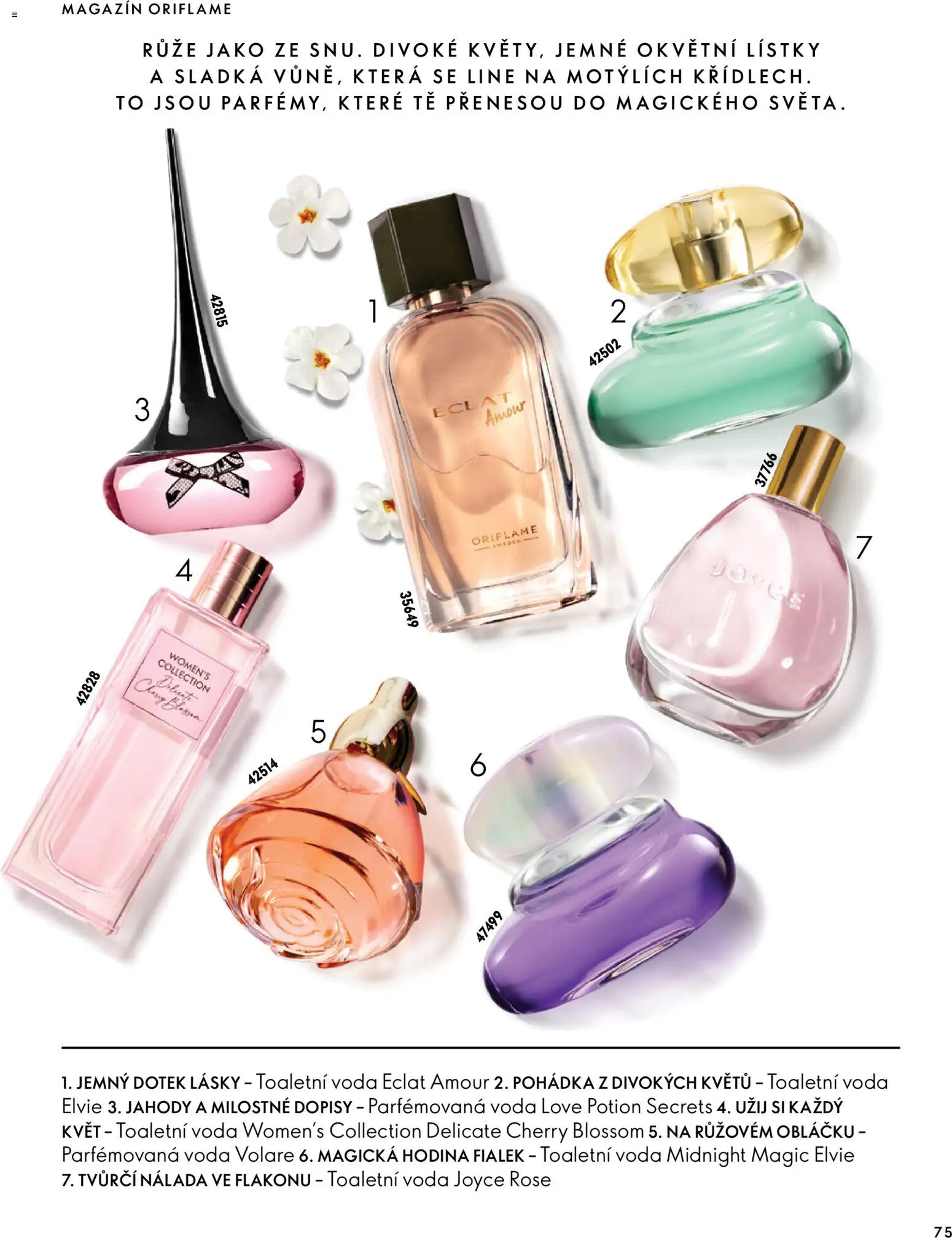 Oriflame katalog Novage+ Proceuticals od 30.09.2026 | Strana: 75 | Produkty: Voda, Jahody, Toaletní voda