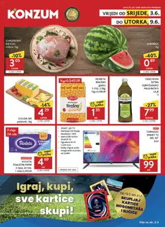 Konzum Katalog - Pregled kataloga iz trgovine Konzum, vrijedi od 03.06.2026