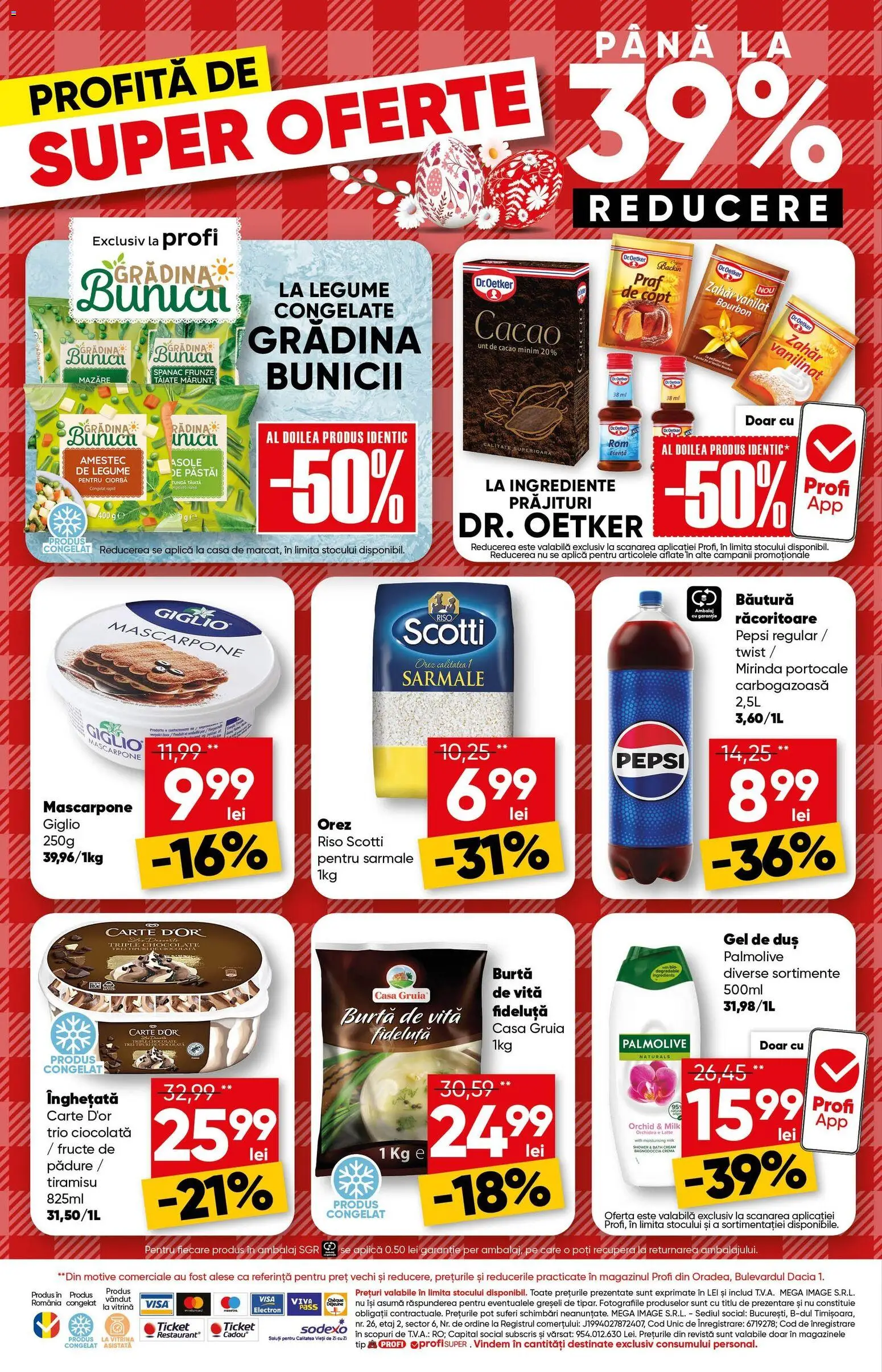 Noul catalog Profi – valabil de la 01.04.2026 | Pagină: 16 | Produse: Portocale, Bourbon, Fructe, Zahăr