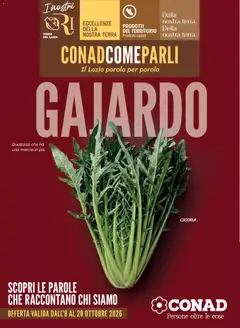 Anteprima del volantino Conad volantino Localismo Lazio valido a partire dal 08/10/2026