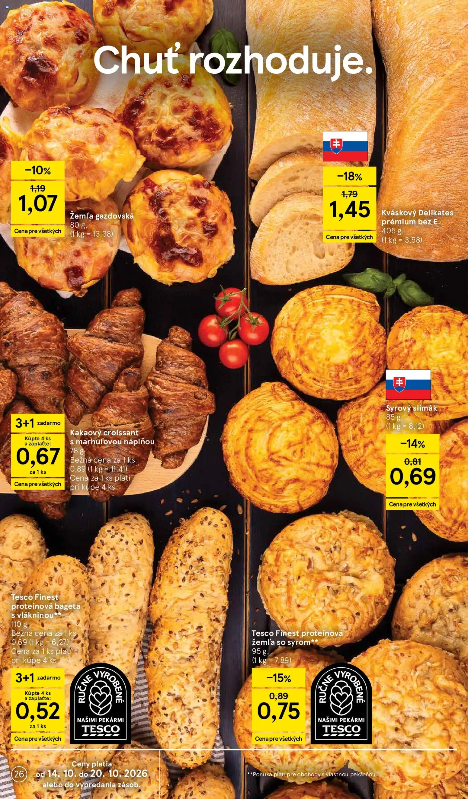 Nové Tesco akcie – leták je platný od 14.10.2026 | Strana: 26