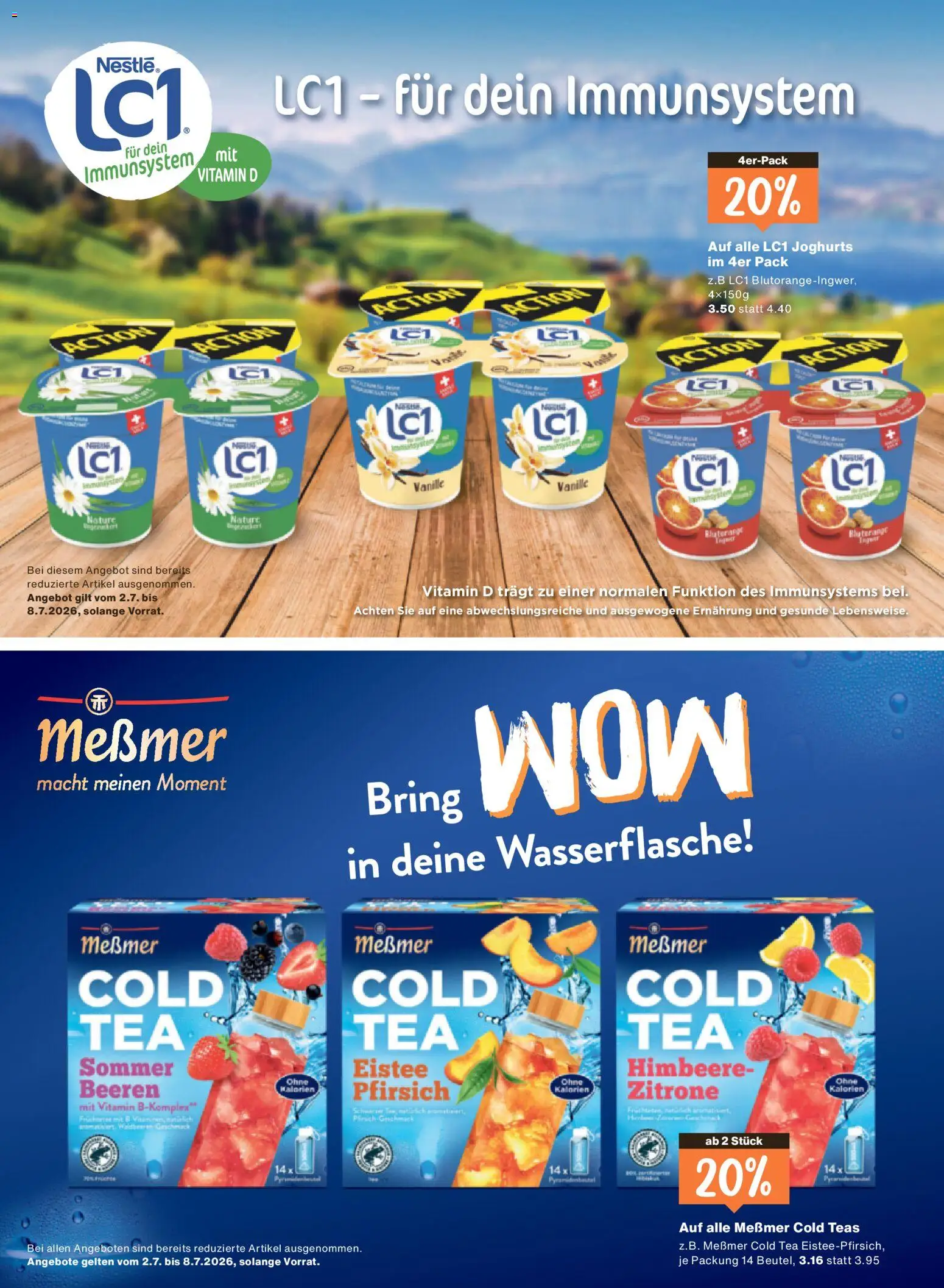 Migros aktionen Magazin – gültig ab 01.07.2026 | Seite: 36 | Produkte: Joghurt, Himbeere, Pfirsich, Zitrone