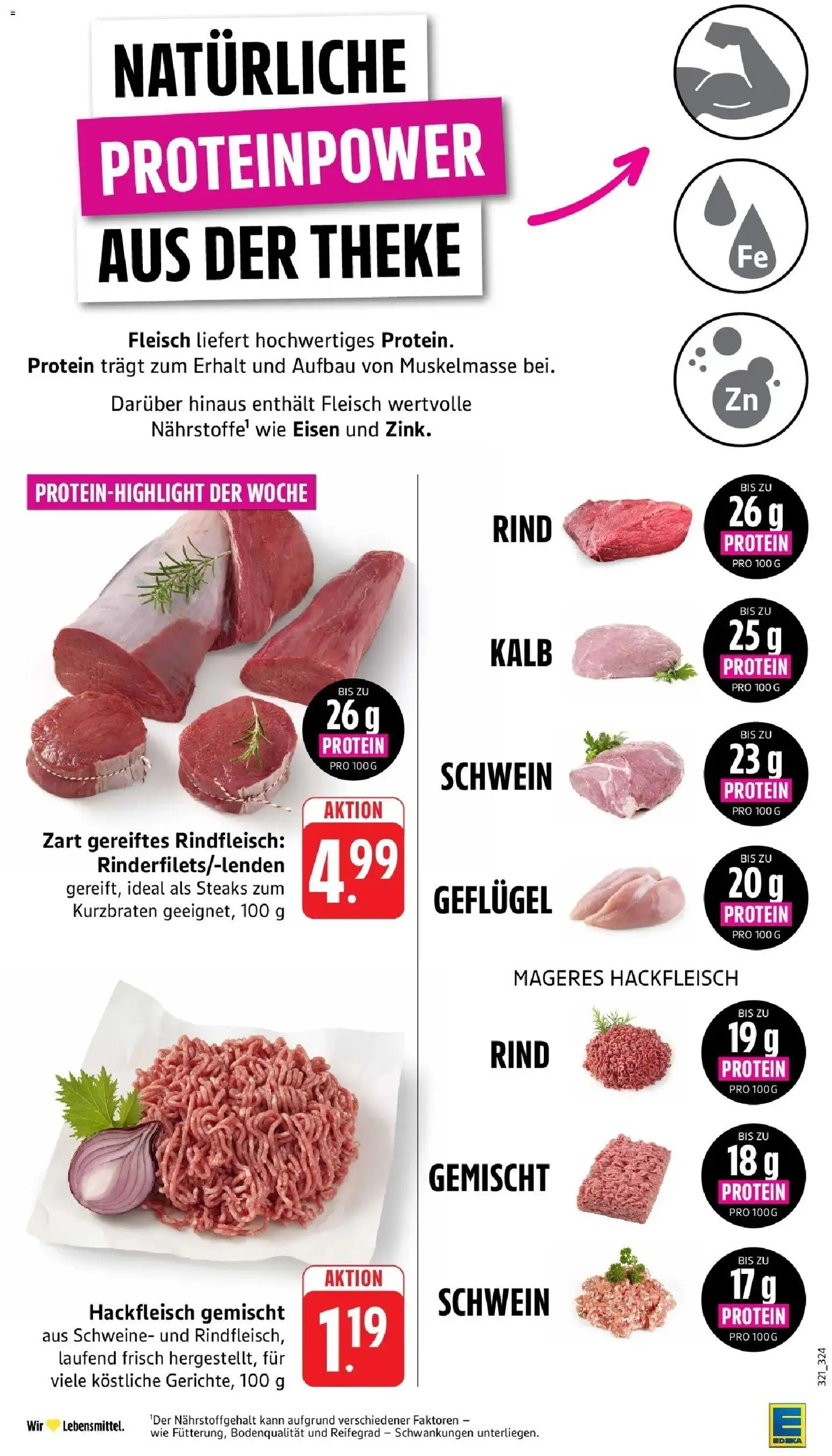 Edeka Prospekt Bad Kreuznach – gültig ab 27.07.2026 | Seite: 3 | Produkte: Theke, Rindfleisch, Fleisch, Hackfleisch