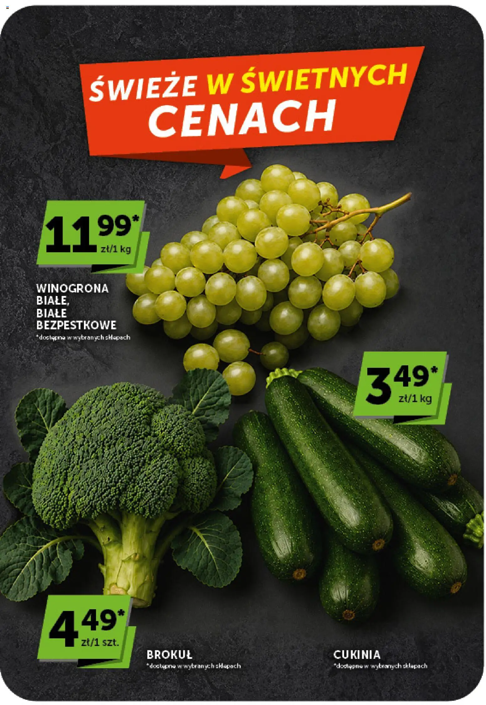 Euro Sklep gazetka od 09.07.2026 | Strona: 22 | Produkty: Winogrona, Brokuł, Cukinia