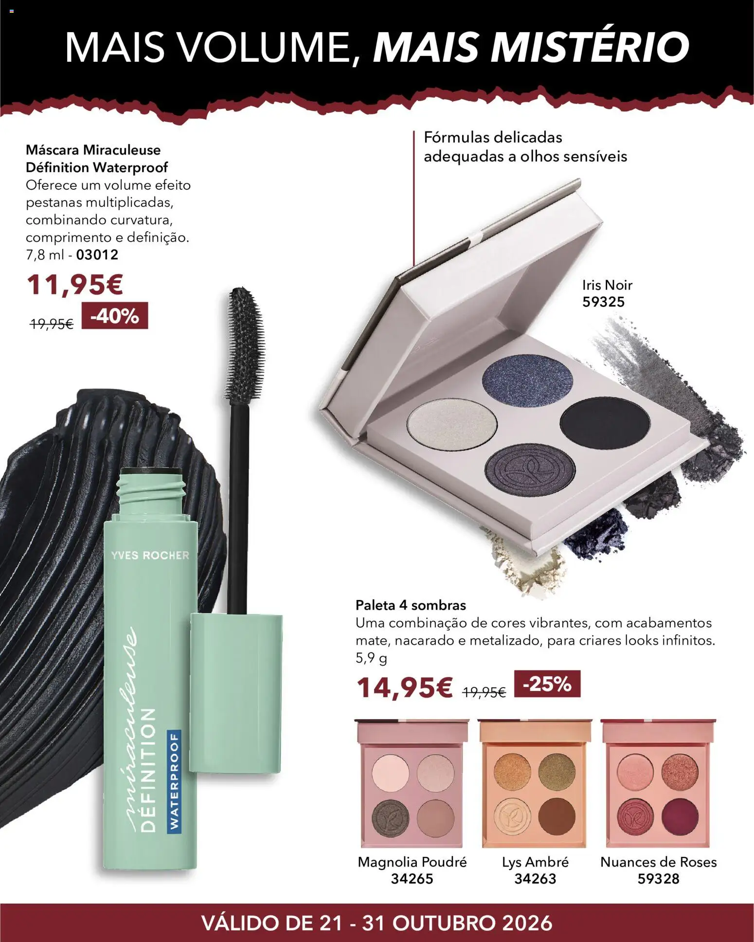 Yves Rocher Halloween │ válido de 21/10/2026 | Página: 2 | Produtos: Sombras