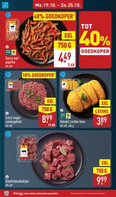 Extra mager rundergehakt, Extra mager rundergehakt - Voorbeeld van een folder van Aldi, geldig van 19-10-2026 | Pagina: 8
