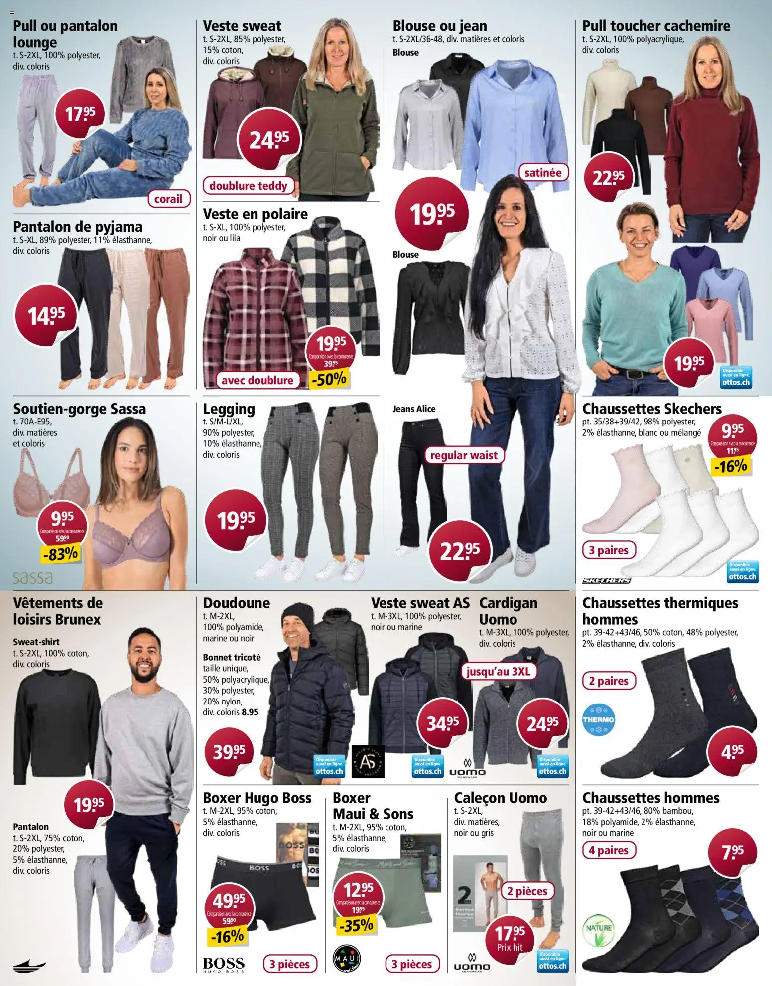 Otto's aktionen FR – gültig ab 13.10.2026 | Seite: 10 | Produkte: Cardigan, Pyjama, Boxer, Jeans