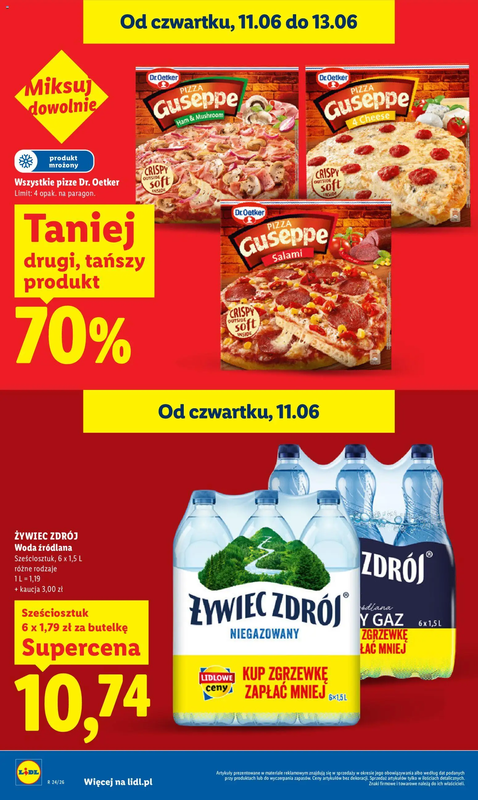 Lidl Polsko leták od 11.06.2026 | Strana: 24 | Produkty: Pizza