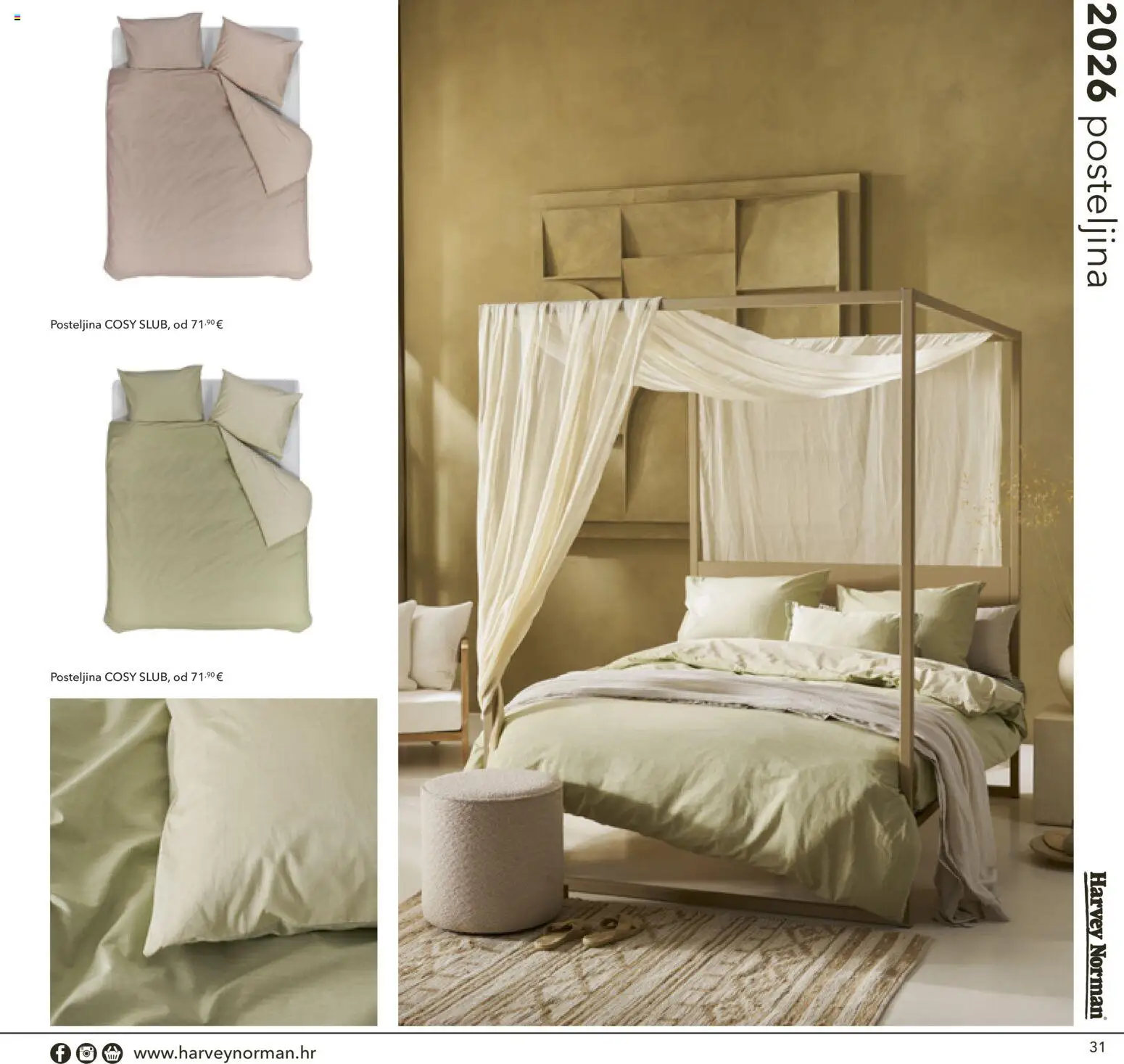 Harvey Norman katalog | vrijedi od 05.06.2026 | Stranica: 31 | Proizvodi: Posteljina