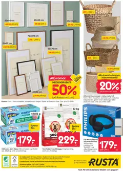 On-ear trådlösa hörlurar Philips, Välj mellan modellerna TAH3209 i tre olika färger samt TAH2209 i svart. - Förhandsvisning av reklamblad från butik Rusta aktuell från 13/07/2026 | Sida: 12