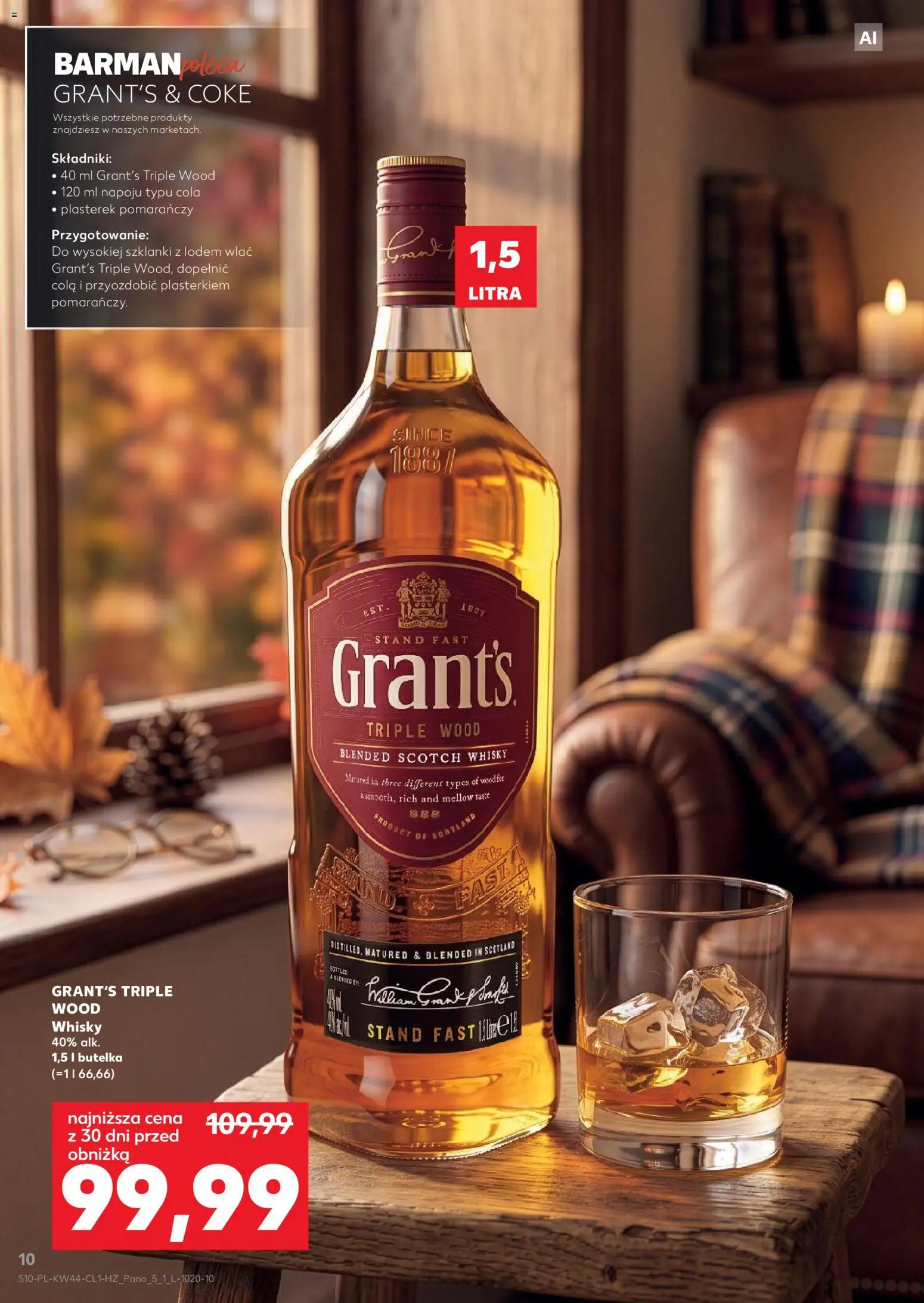 Kaufland Polsko leták - Barek od 29.10.2026 | Strana: 10 | Produkty: Whisky, Cola