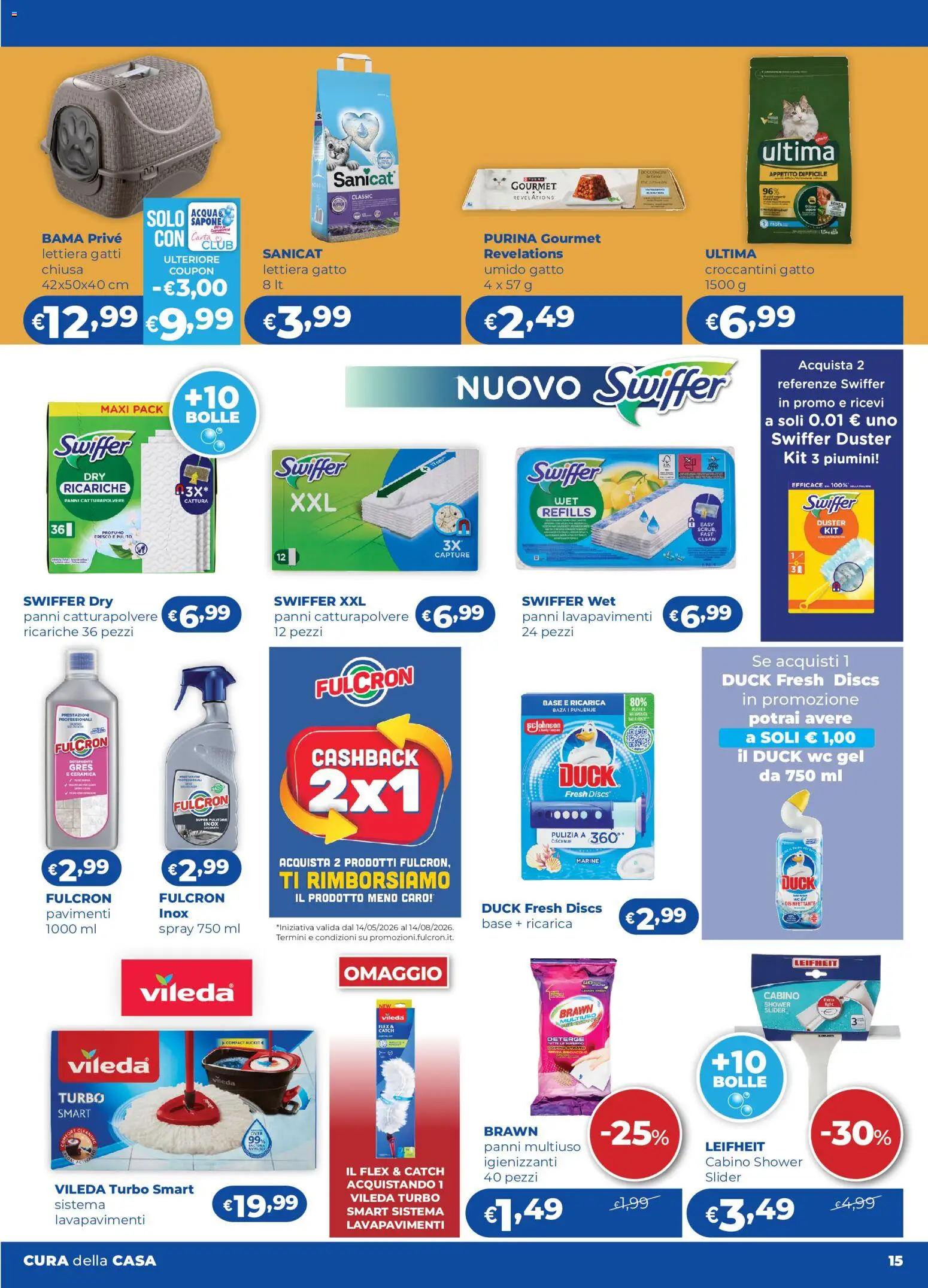 Volantino Acqua e Sapone del 21.05.2026 | Pagina: 15 | Prodotti: Detergente, WC, Profumo