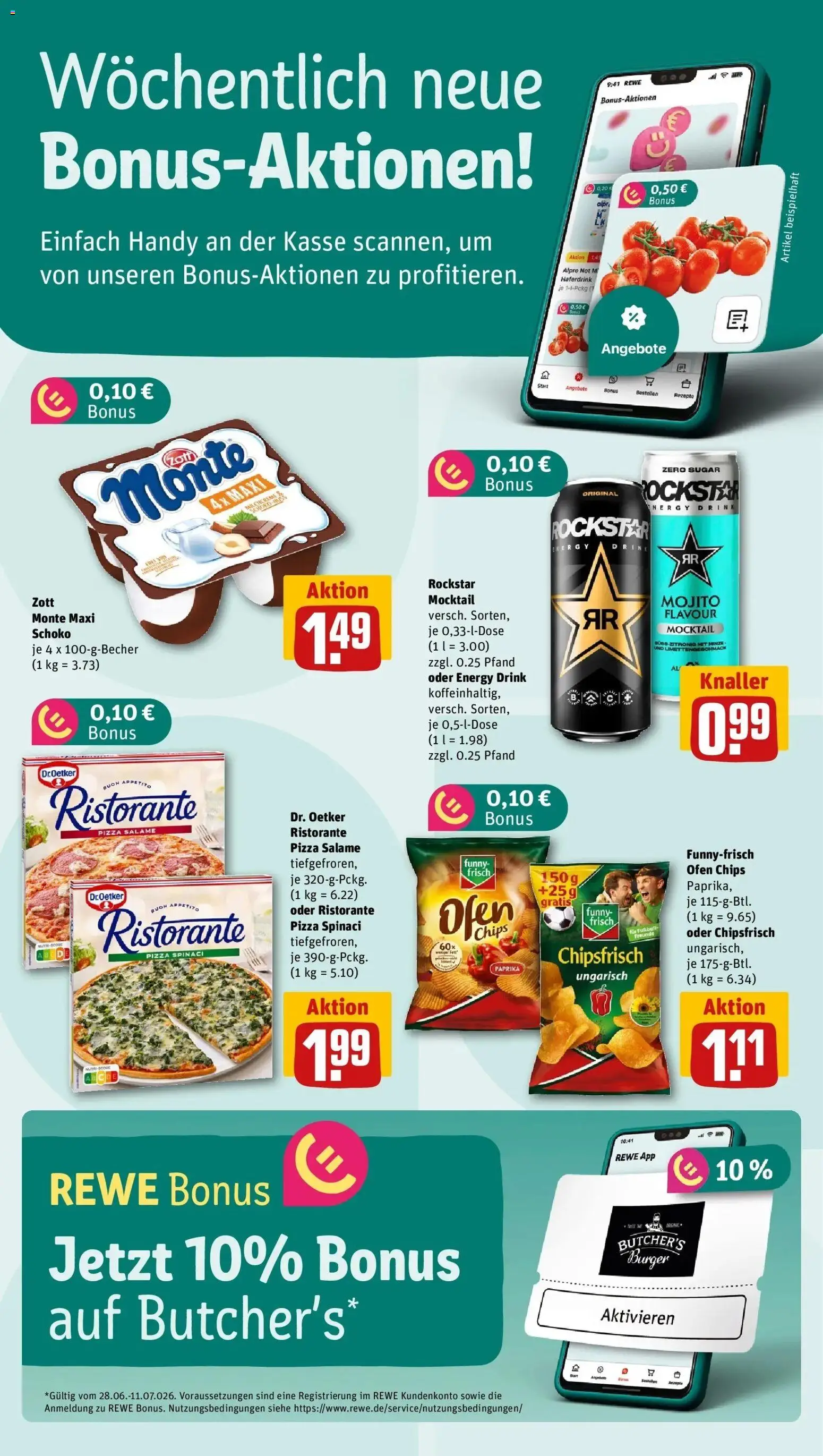 Rewe Prospekt Berlin / Prenzlauer Berg – gültig ab 06.07.2026 | Seite: 2 | Produkte: Ristorante, Ofen, Alpro, Chips