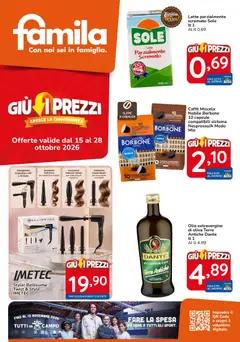 Anteprima del volantino Famila volantino valido a partire dal 15/10/2026