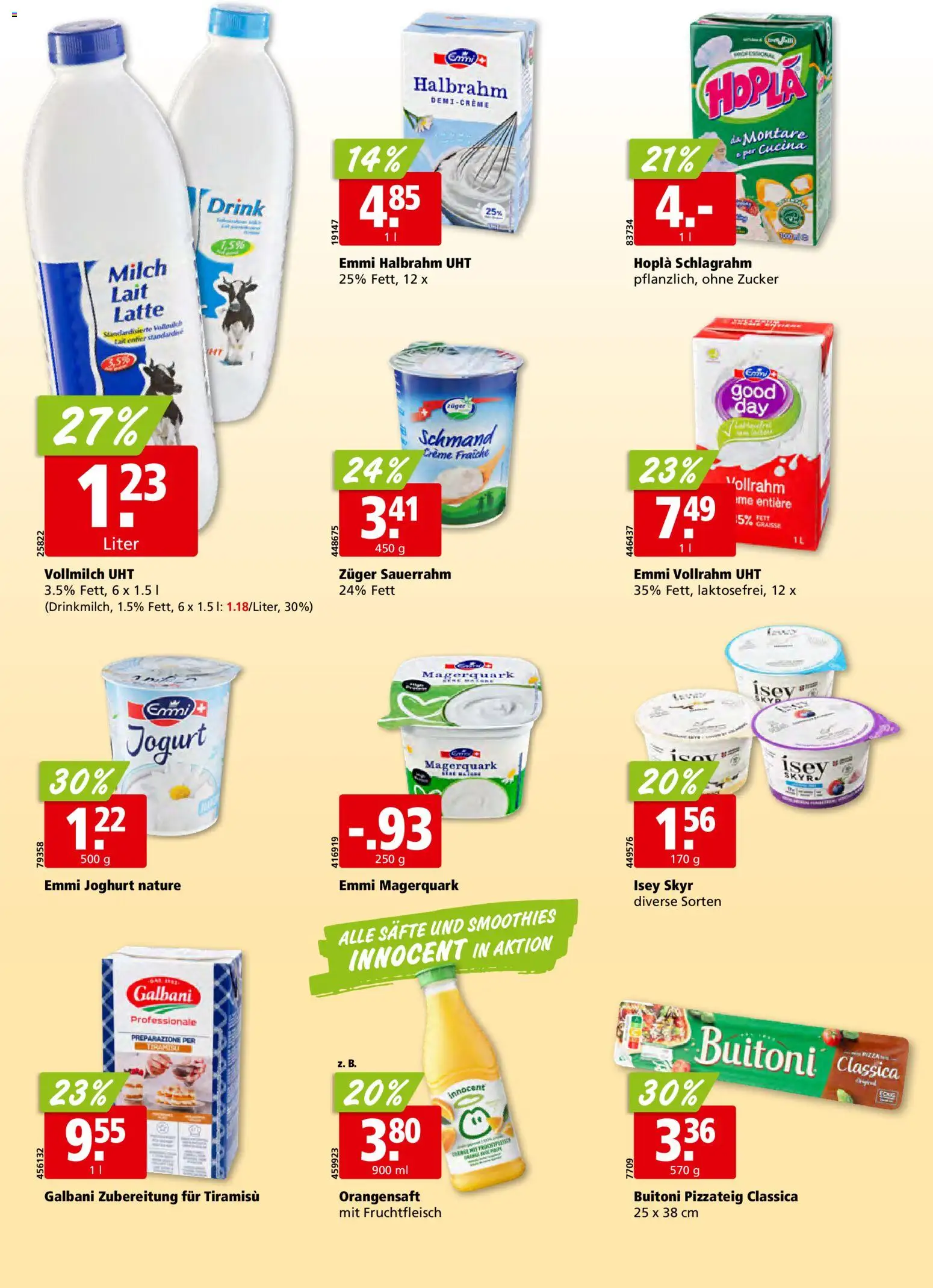 Aligro aktionen – gültig ab 20.04.2026 | Seite: 14 | Produkte: Schlagrahm, Milch, Sauerrahm, Zucker