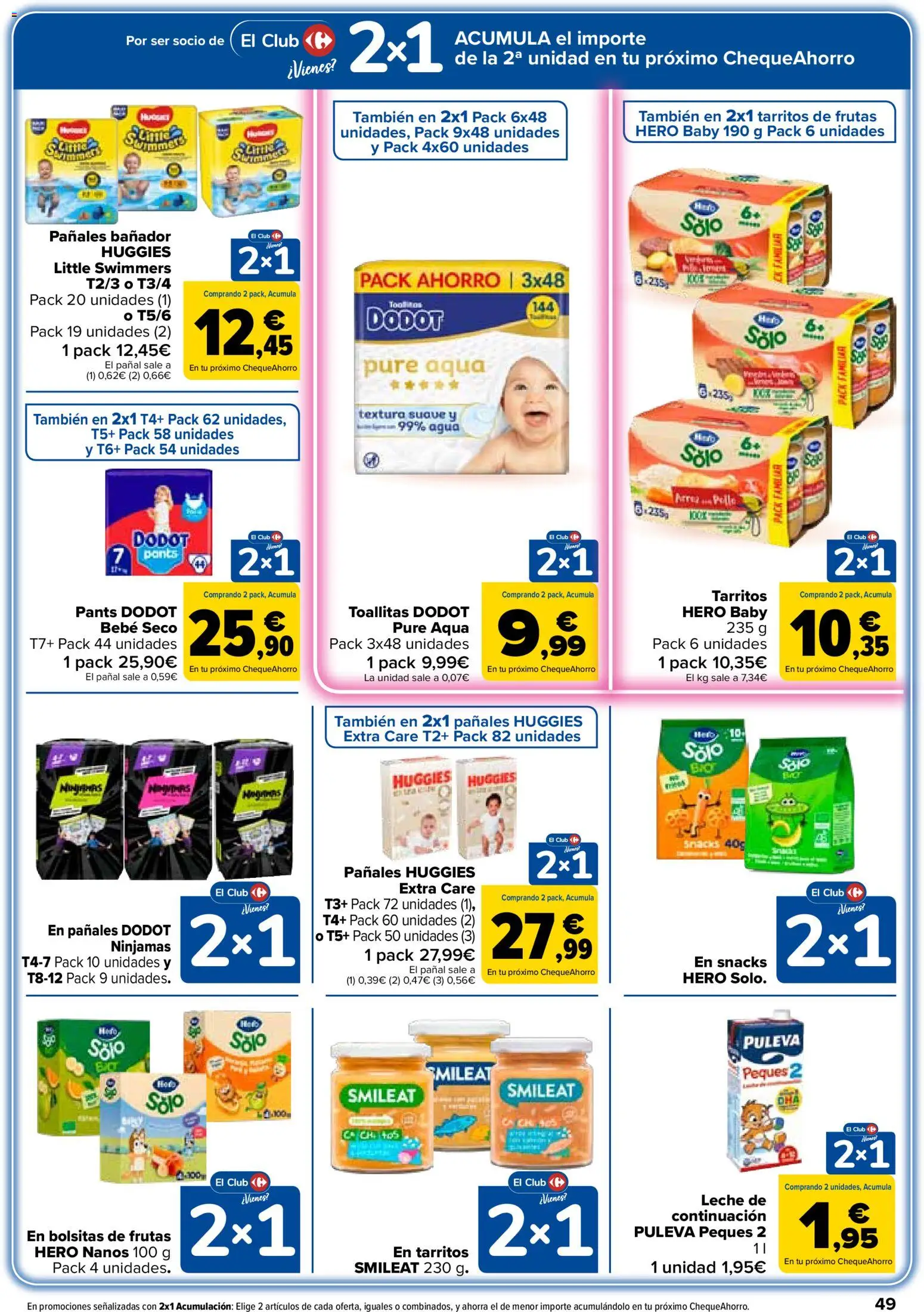 Carrefour folleto │ válido desde el 14/07/2026 | Página: 53 | Productos: Snacks, Leche, Arroz, Agua