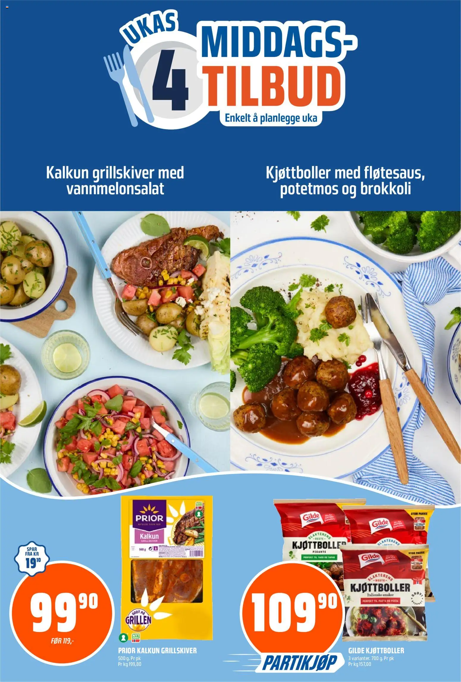 {H1} | Side: 10 | Produkter: Pasta, Brokkoli, Віник, Kalkun