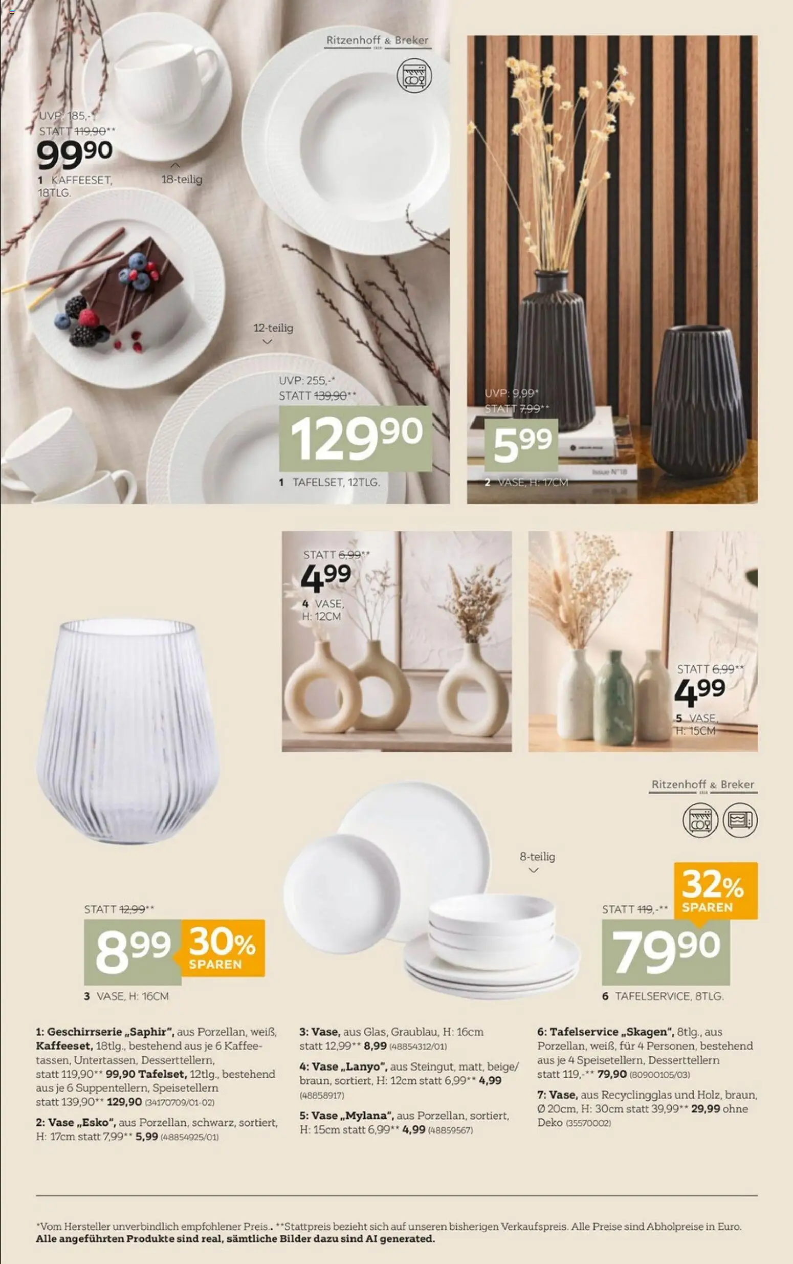 XXXLutz BoutiqueMarken web gültig ab 13.10.2026 | Seite: 3 | Produkte: Vase, Kaffee