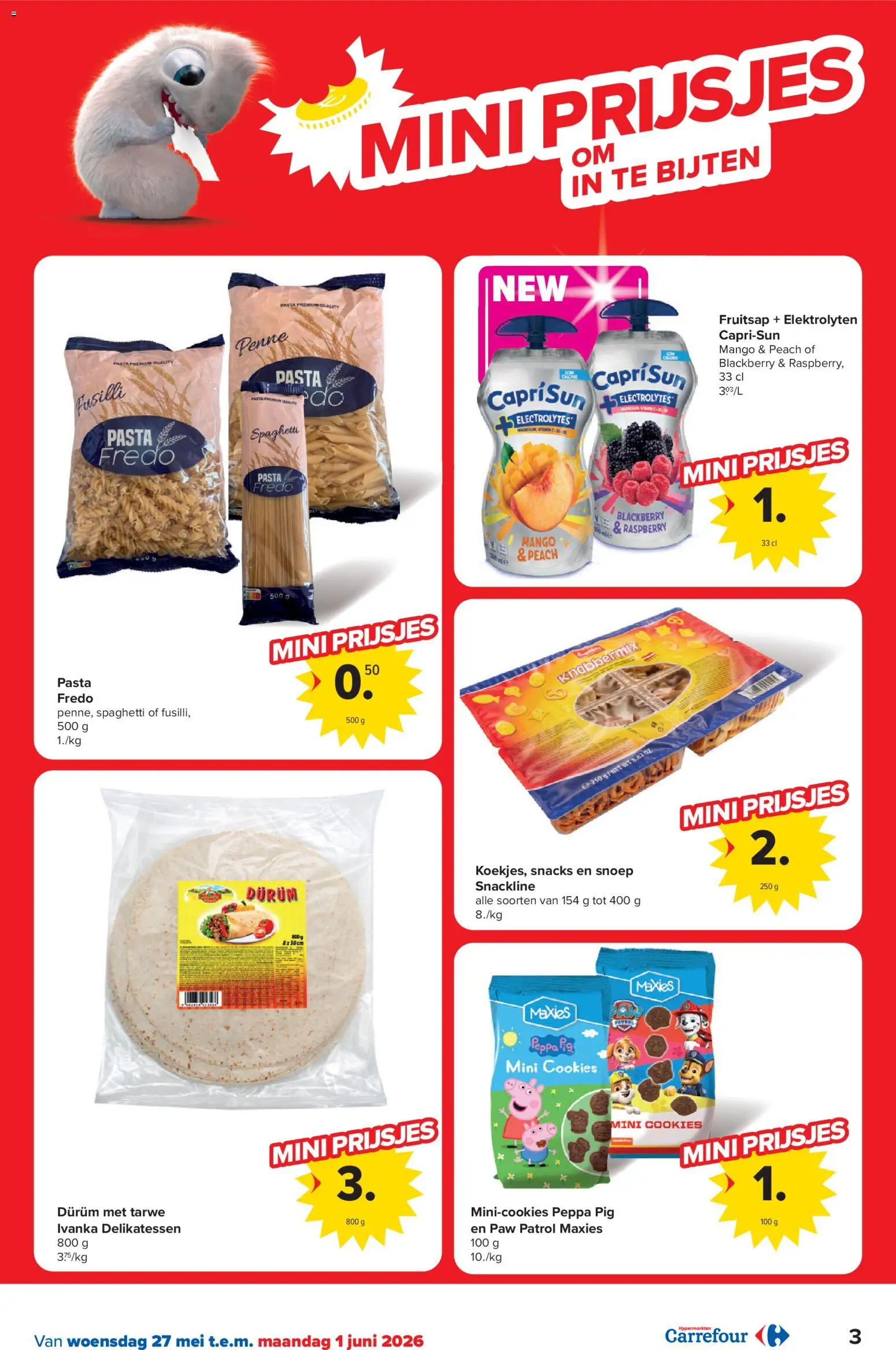 {H1} | Pagina: 3 | Producten: Pasta, Tarwe, Snacks, Snoep