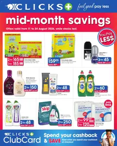 Clicks specials catalogue – valid from 11/08/2026