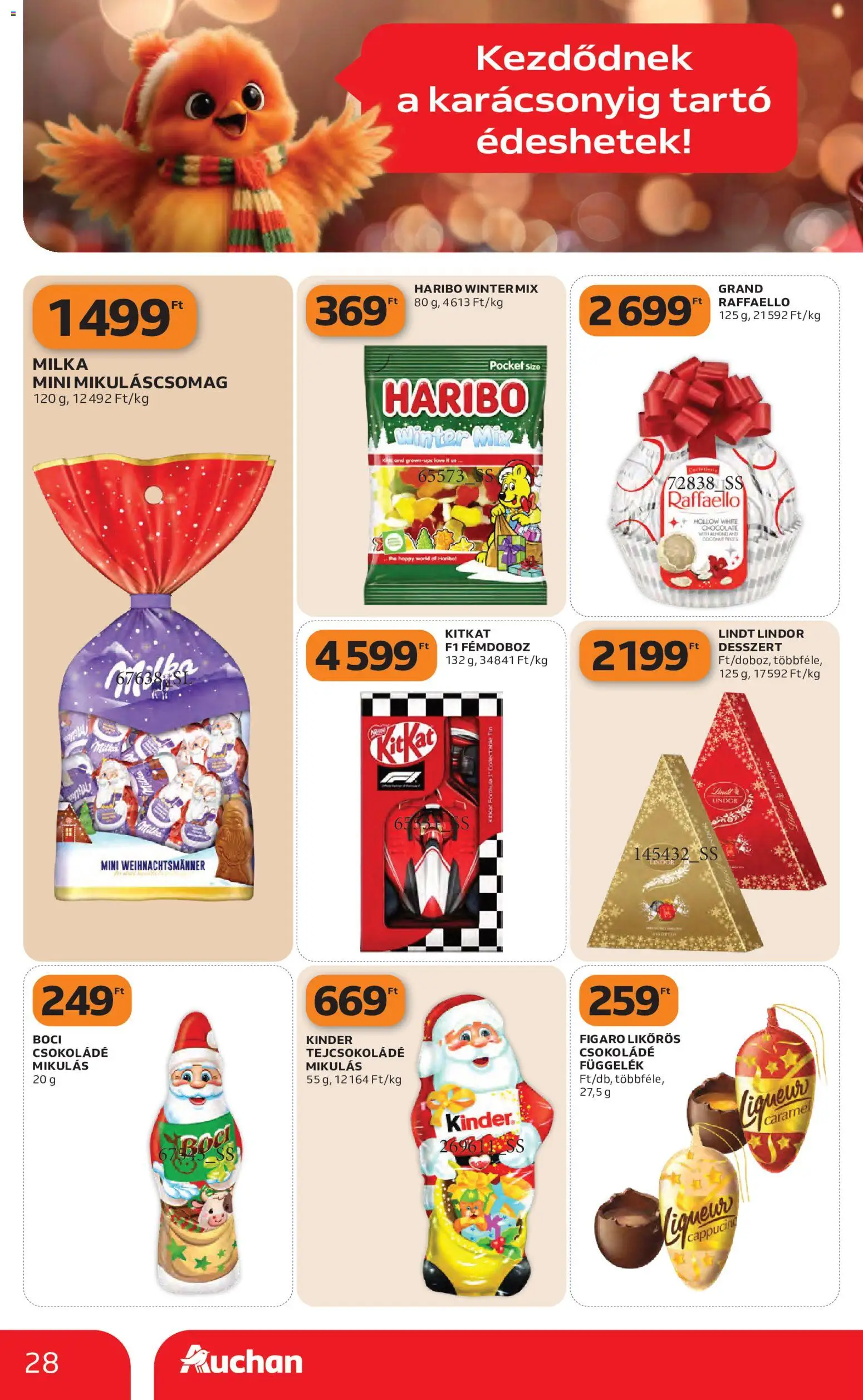 Auchan akciós ujság - amely érvényes a következő dátumtól: 2026.10.22. | Oldal: 28
