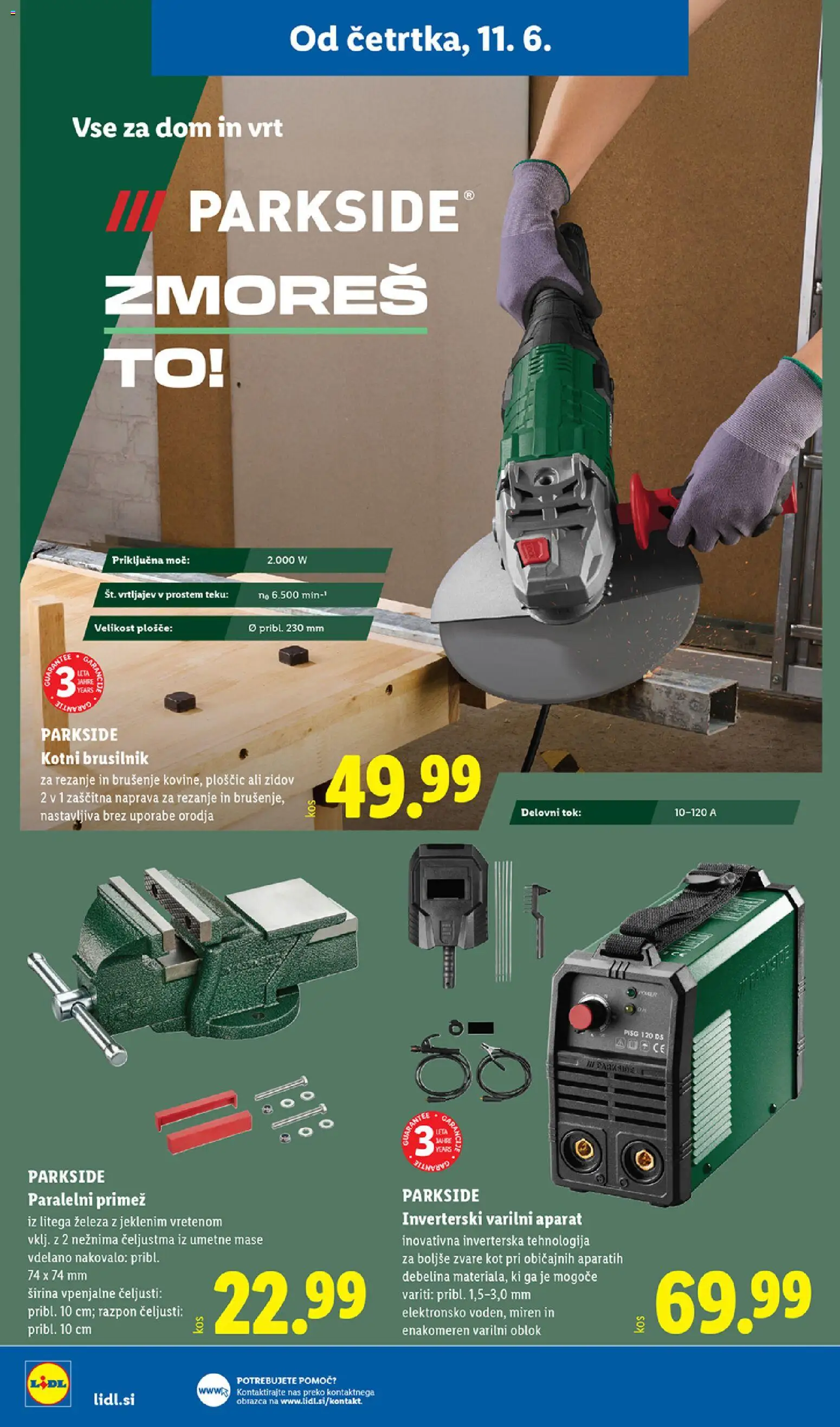 Novi Lidl katalog ponudbe – veljaven od 11.06.2026 | Stran: 46 | Izdelki: Brusilnik