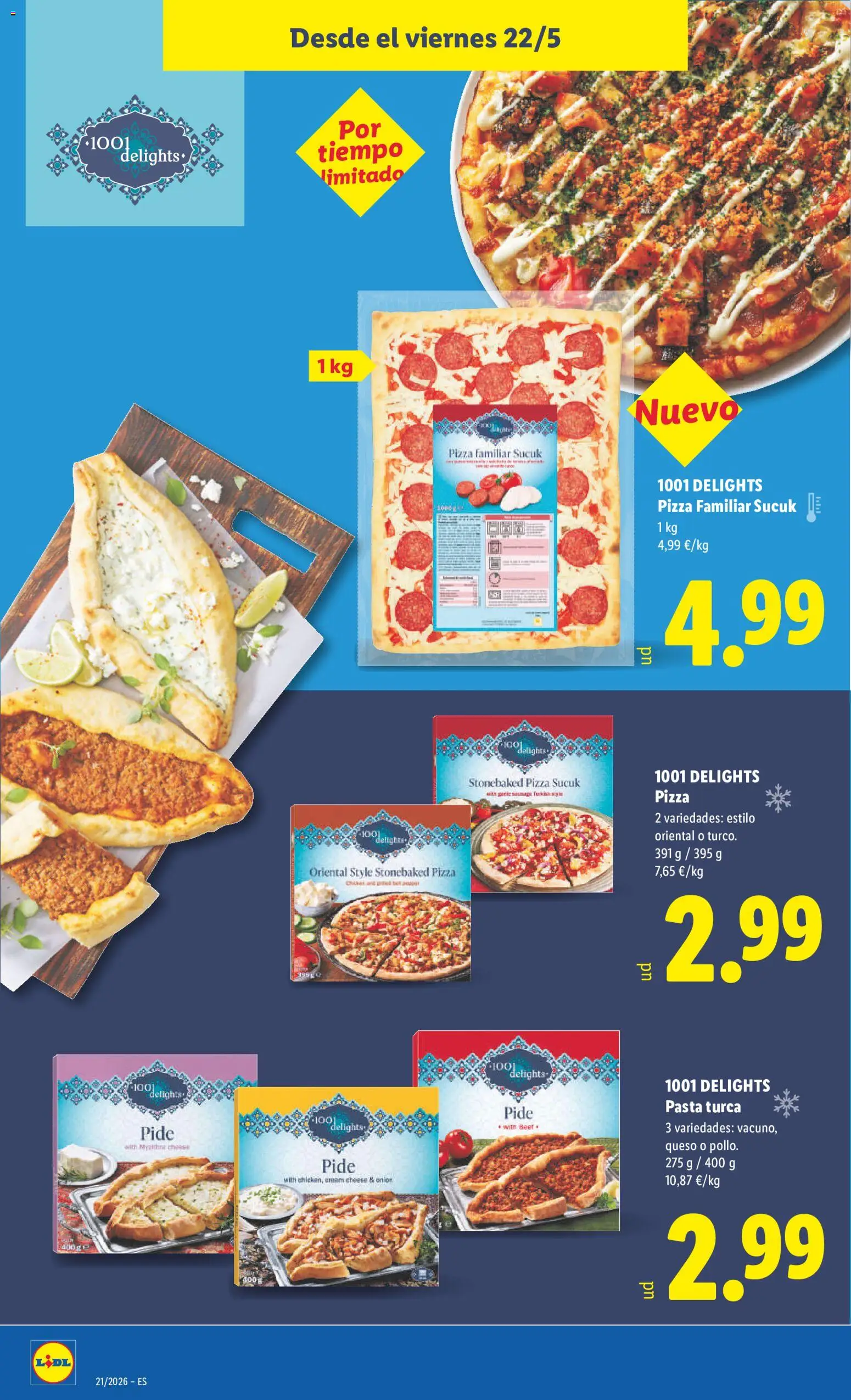 Lidl folleto │ válido desde el 18.05.2026 | Página: 30 | Productos: Queso, Pizza, Pasta