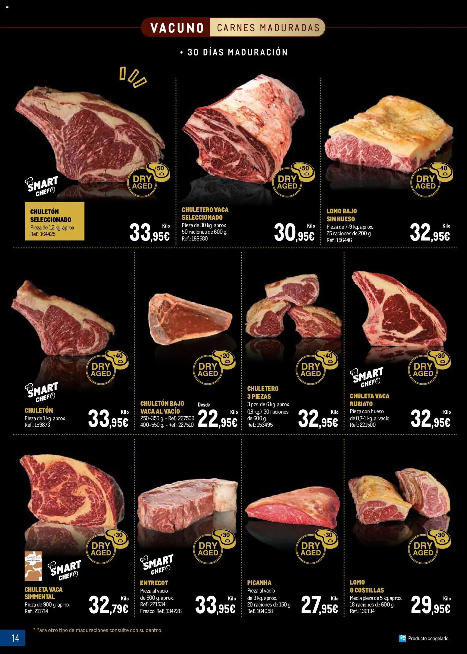 Makro Expertos en carnes │ válido desde el 07/09/2026 | Página: 14 | Productos: Lomo, Entrecot