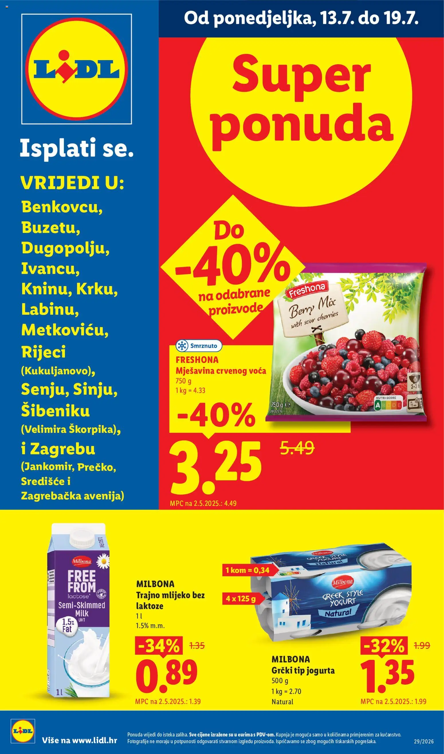 Lidl - Super Ponuda novi od 13.07.2026 > prelistaj akcije catalogue cover