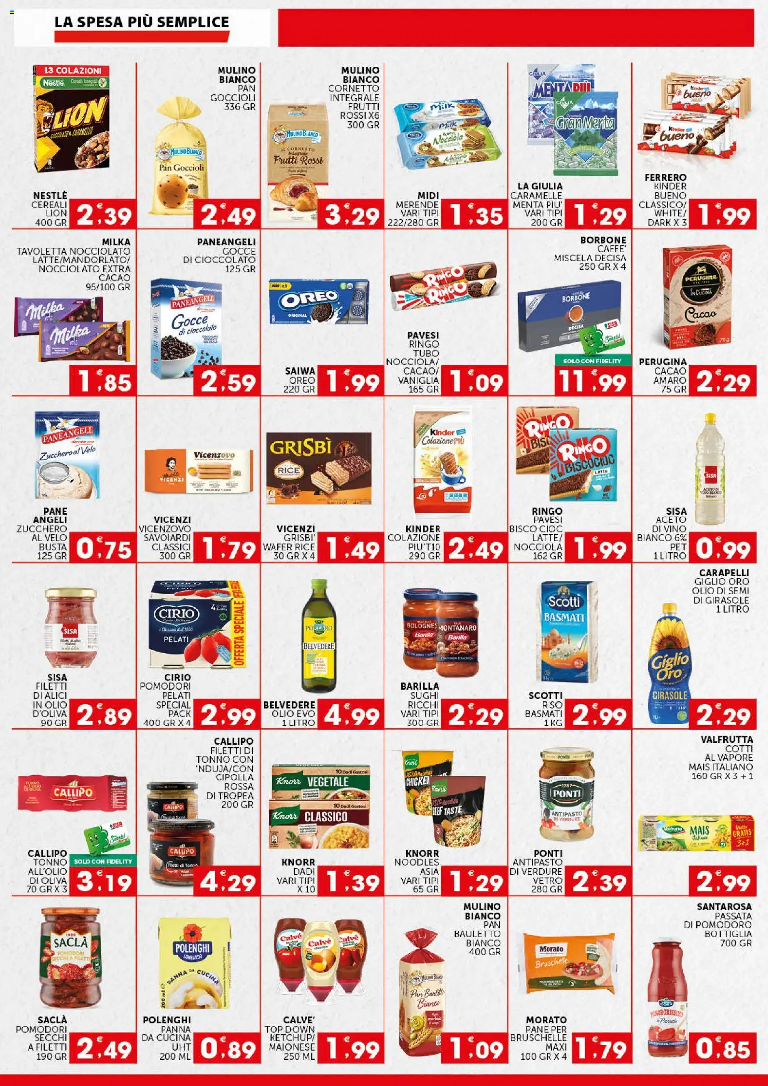 Volantino SISA del 15/10/2026 | Pagina: 3 | Prodotti: Cereali, Verdure, Cipolla, Mais