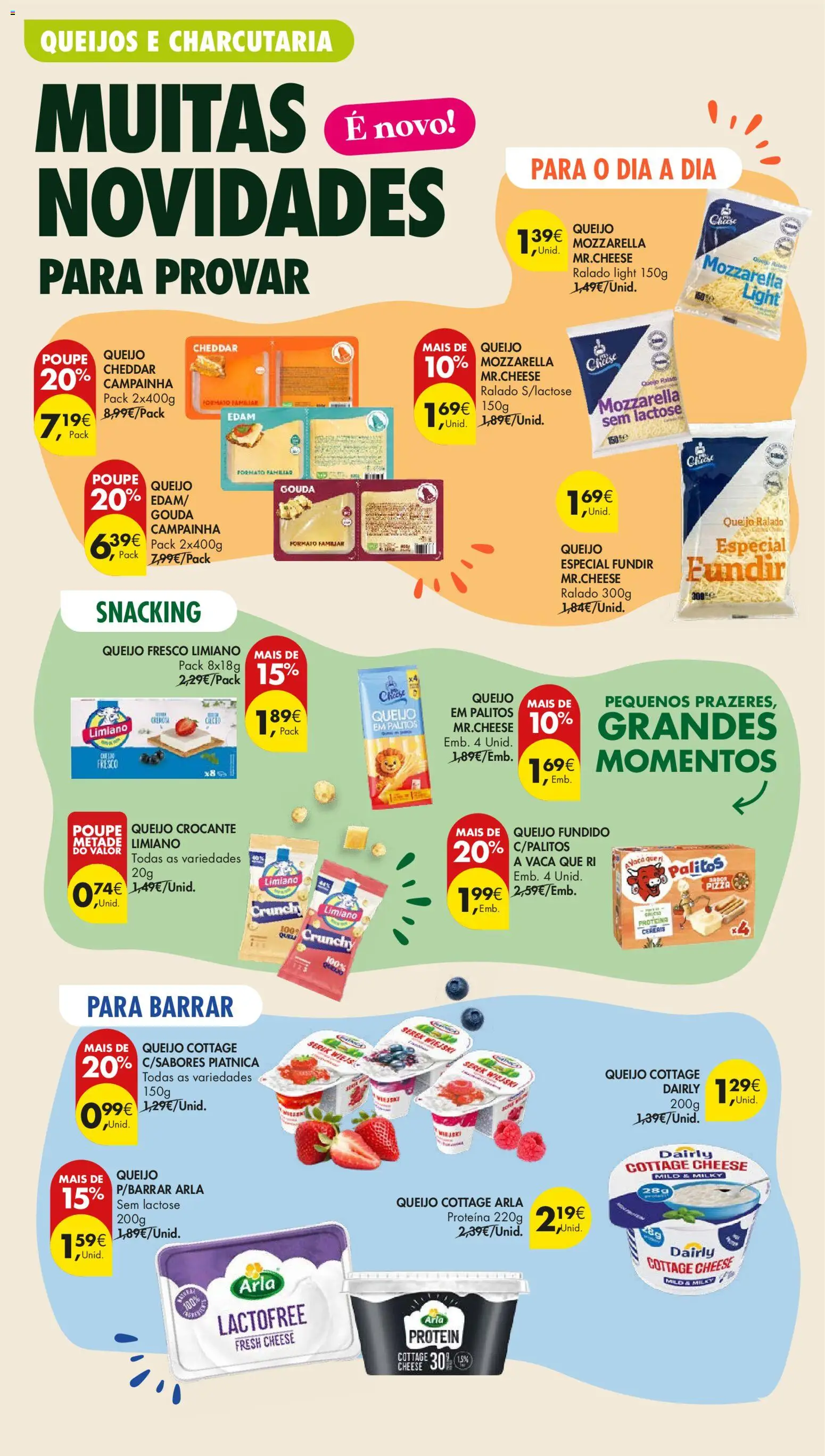 Pingo Doce folheto Poupe Este Fim de Semana │ válido de 29/10/2026 | Página: 12 | Produtos: Campainha, Queijo fundido, Queijo Cheddar, Proteina