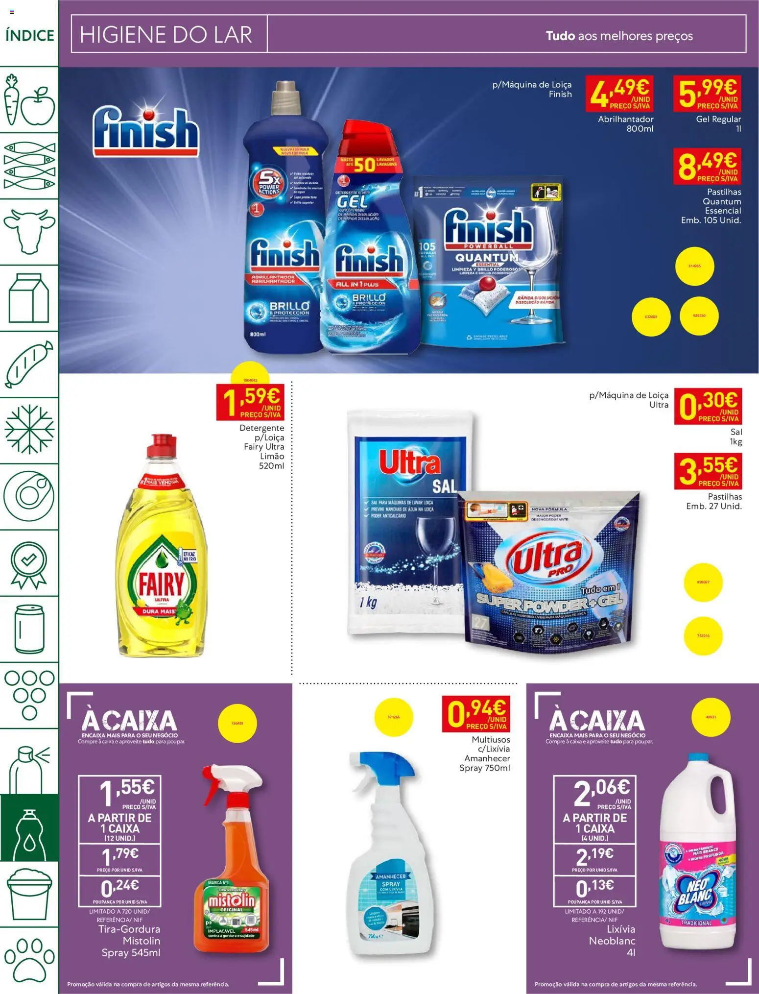 Recheio folheto │ válido de 07/07/2026 | Página: 40 | Produtos: Agua, Abrilhantador, Sal, Caixa