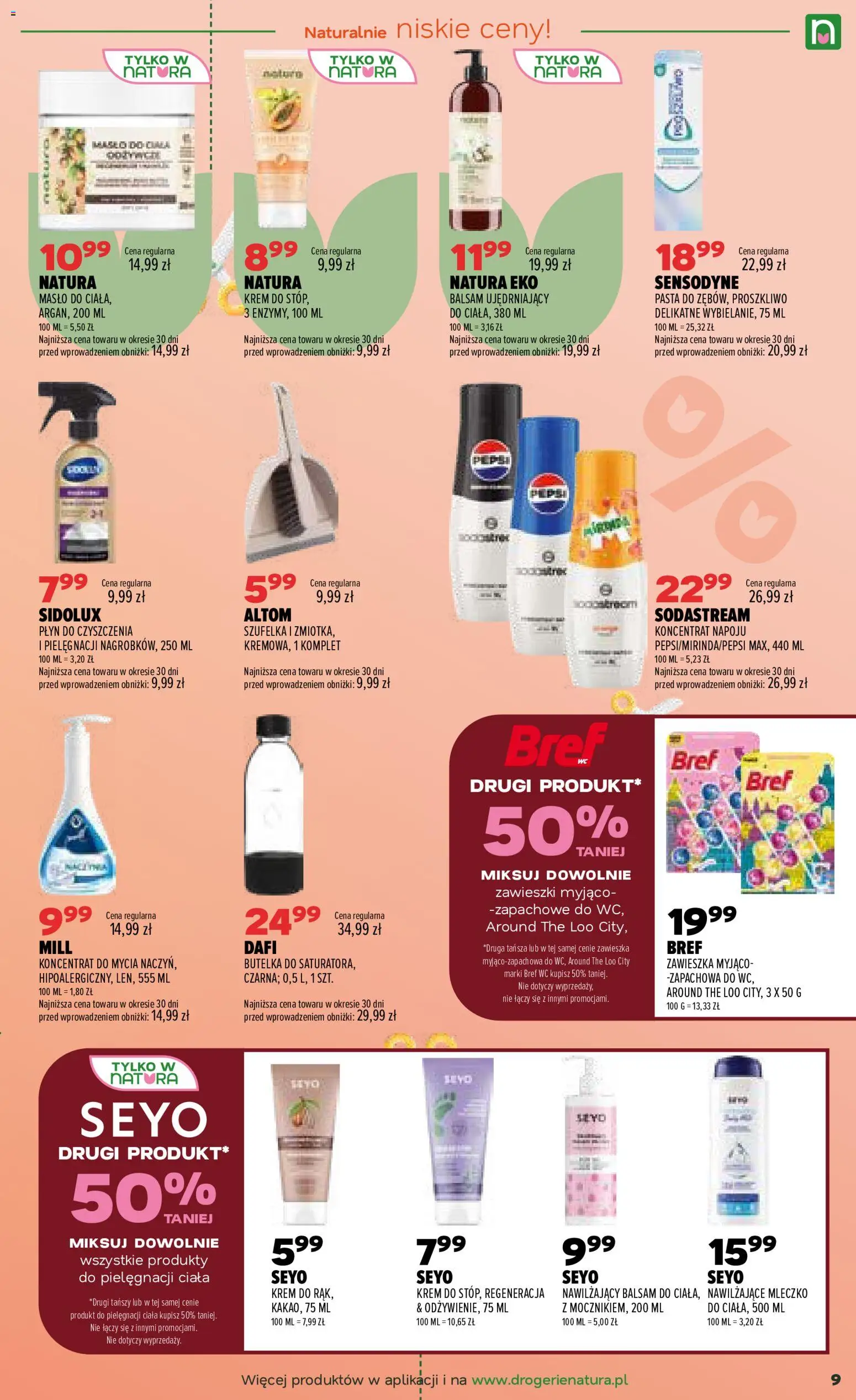 Drogerie Natura Black Friday od 15.10.2026 | Strona: 9 | Produkty: Masło, Pasta, Krem, Sodastream