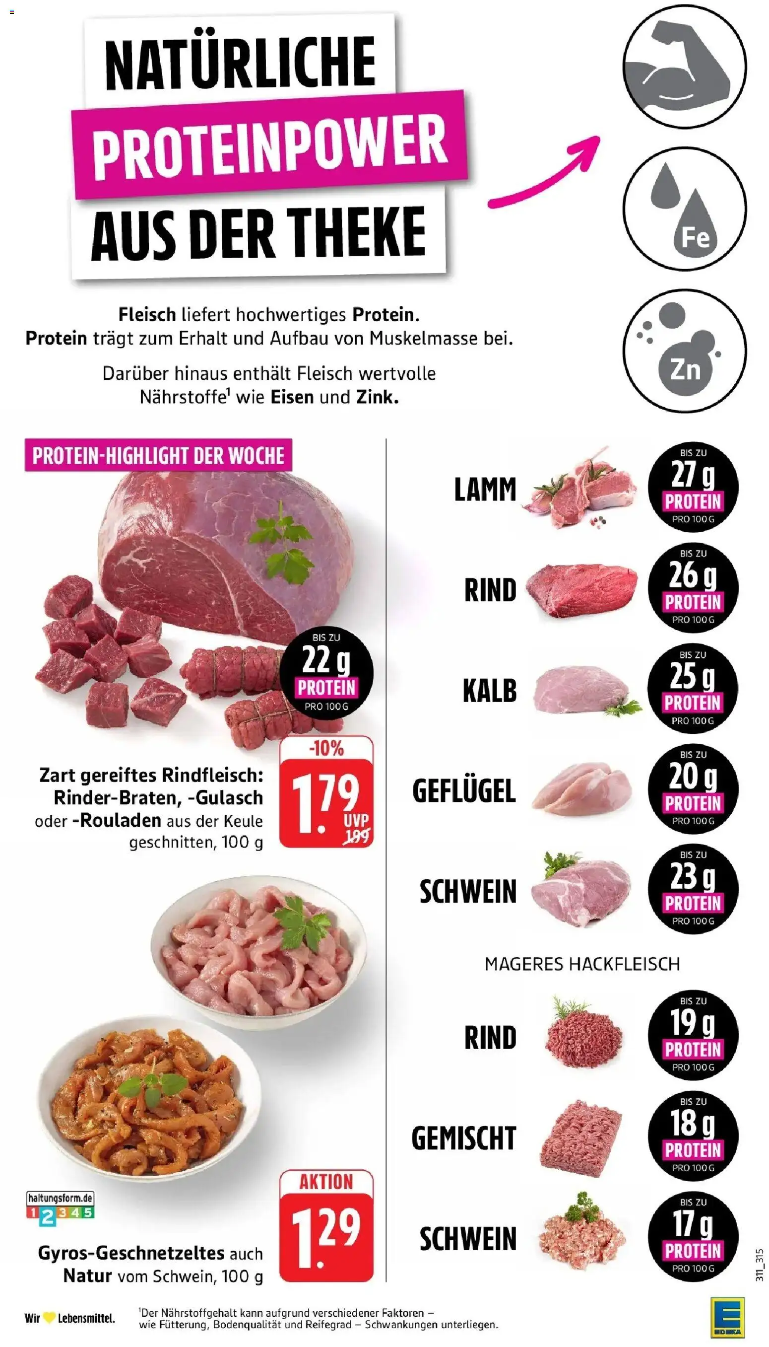 Edeka Prospekt Überlingen (ab 03.08.2026) » Angebote Online | Seite: 3 | Produkte: Gulasch, Rindfleisch, Fleisch, Hackfleisch
