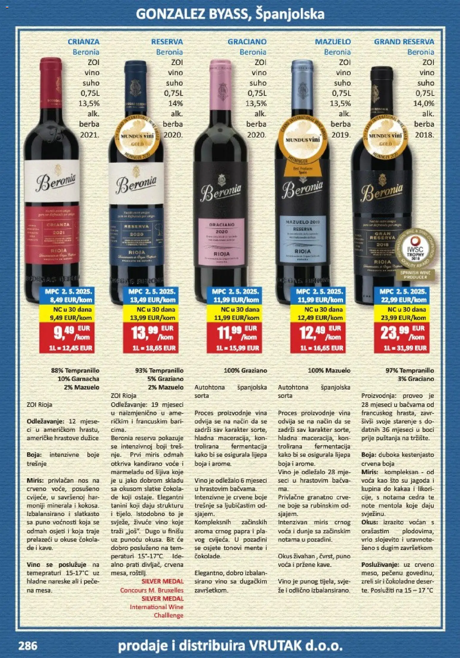 Vrutak katalog | vrijedi od 01.11.2025 | Stranica: 286 | Proizvodi: Miris, Voda, Voće, Bačva