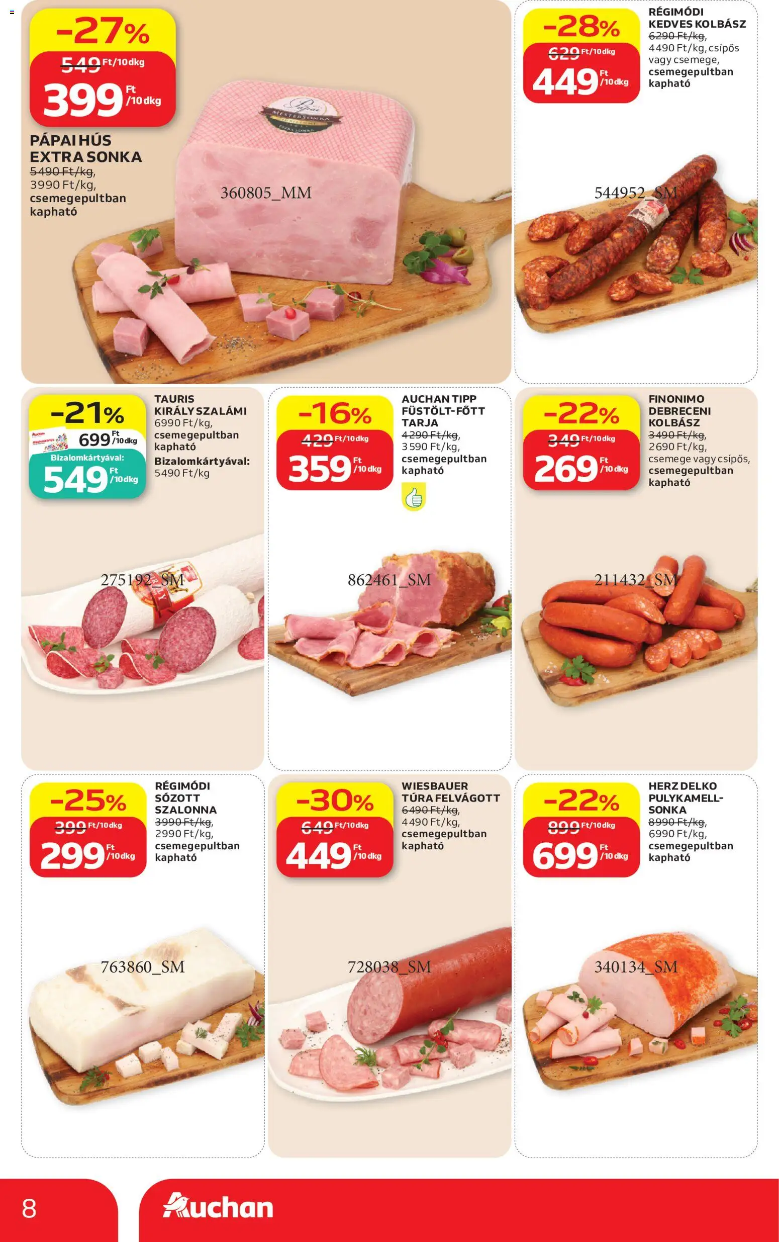 Auchan akciós ujság - amely érvényes a következő dátumtól: 2026.06.25. | Oldal: 8