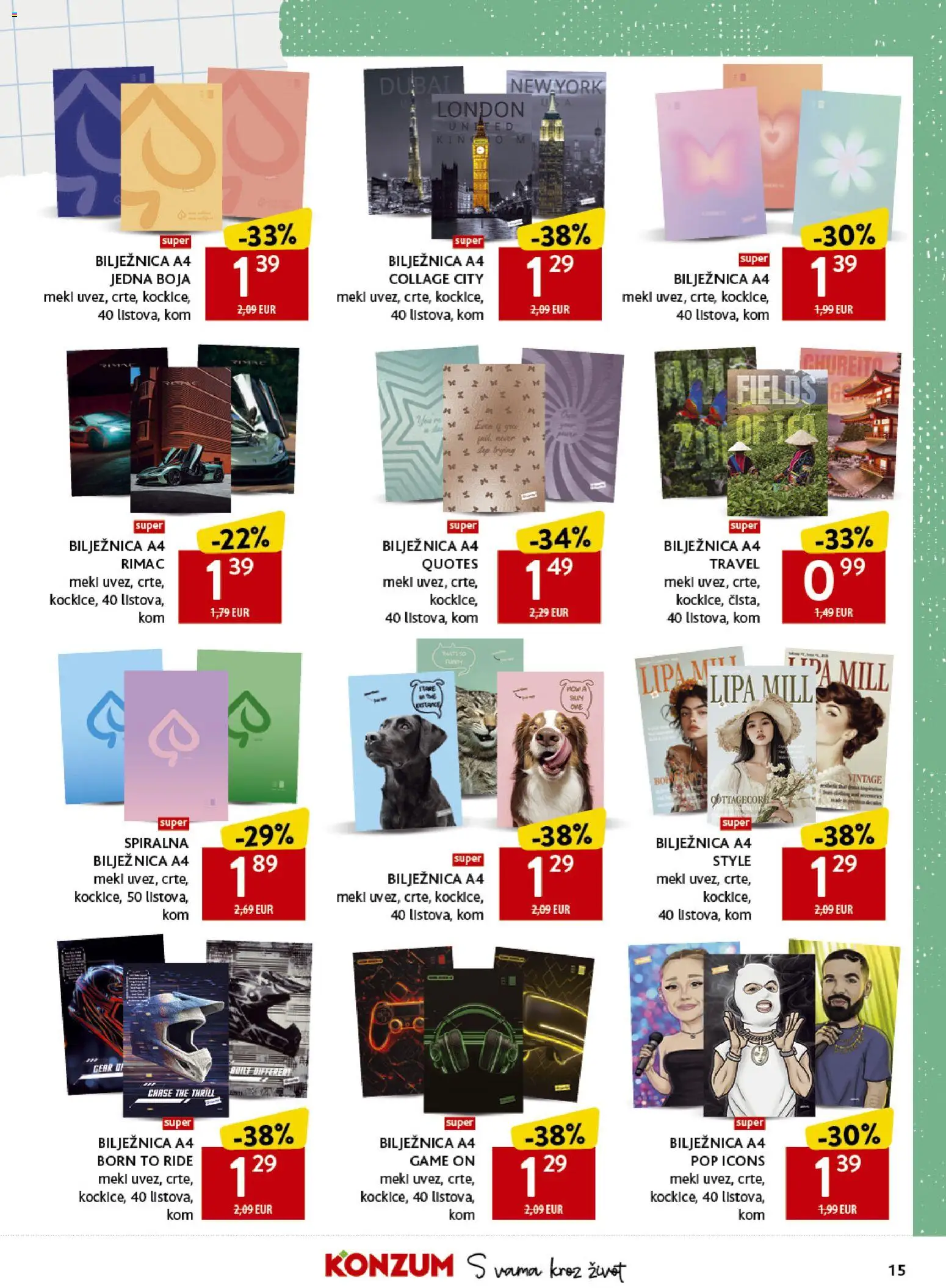 Konzum katalog | vrijedi od 17.08.2026 | Stranica: 15