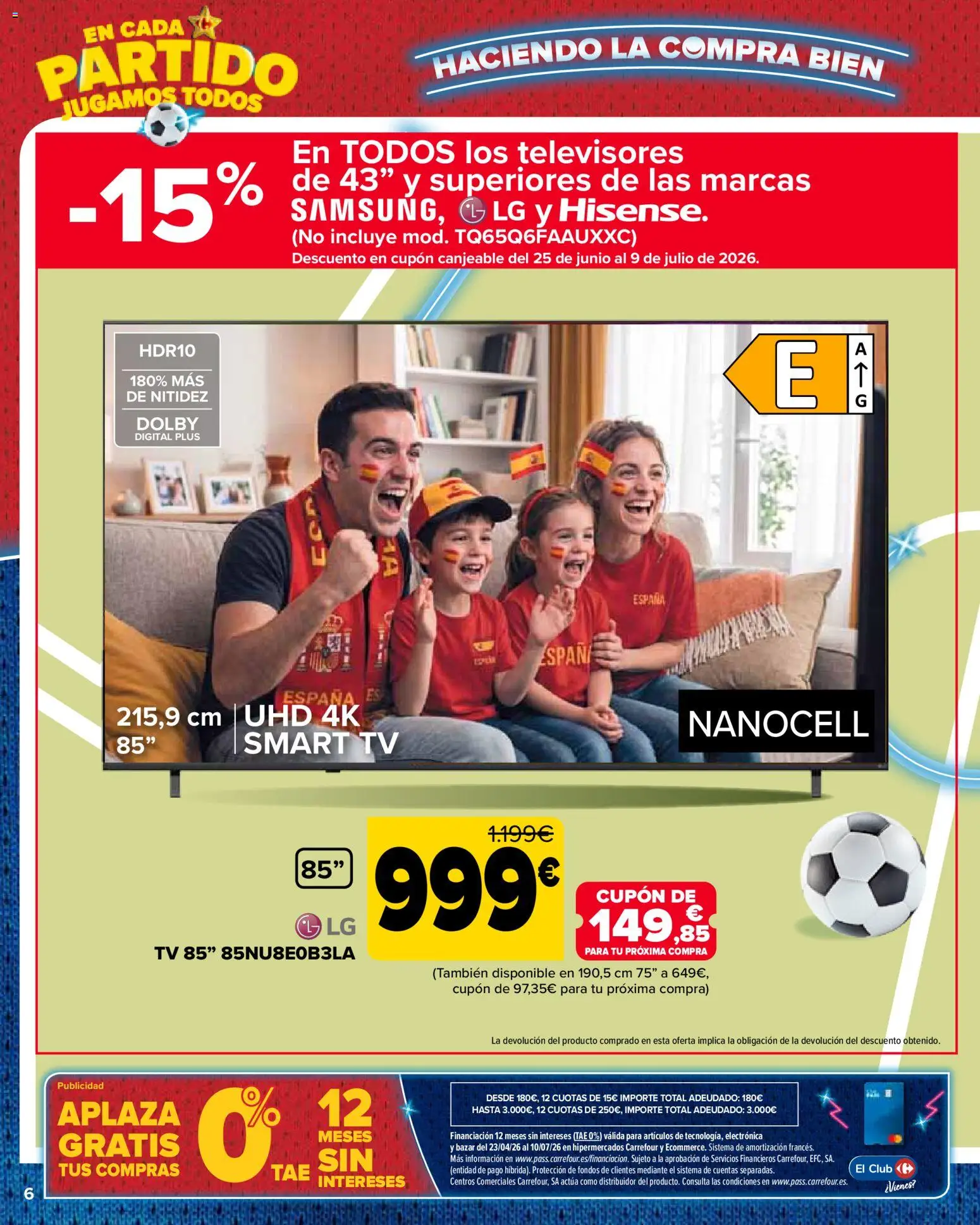 Carrefour La Fiesta del Futbol │ válido desde el 11.06.2026 | Página: 6
